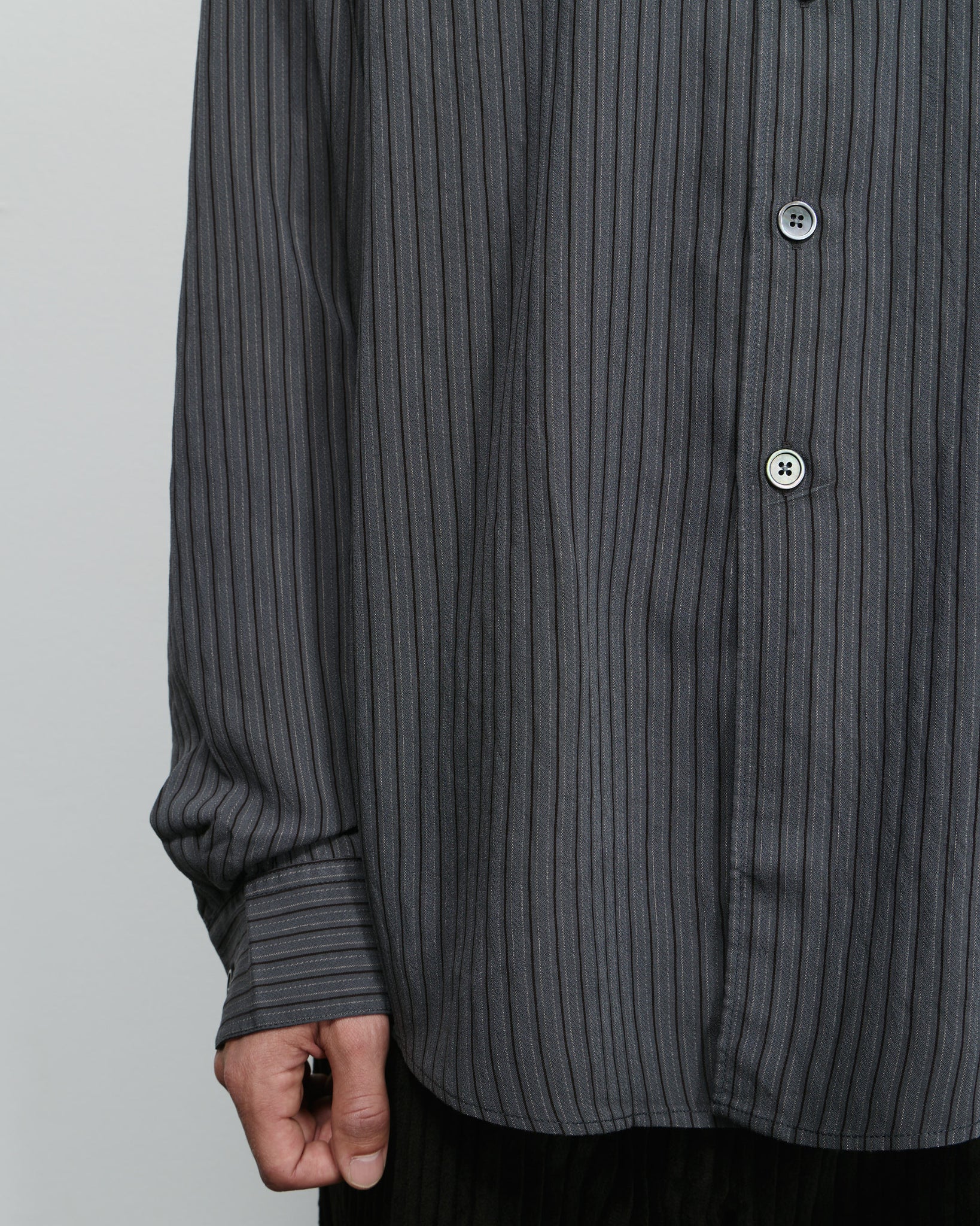 Beyond Shirt - Iron Stripe Ceremony Viscose