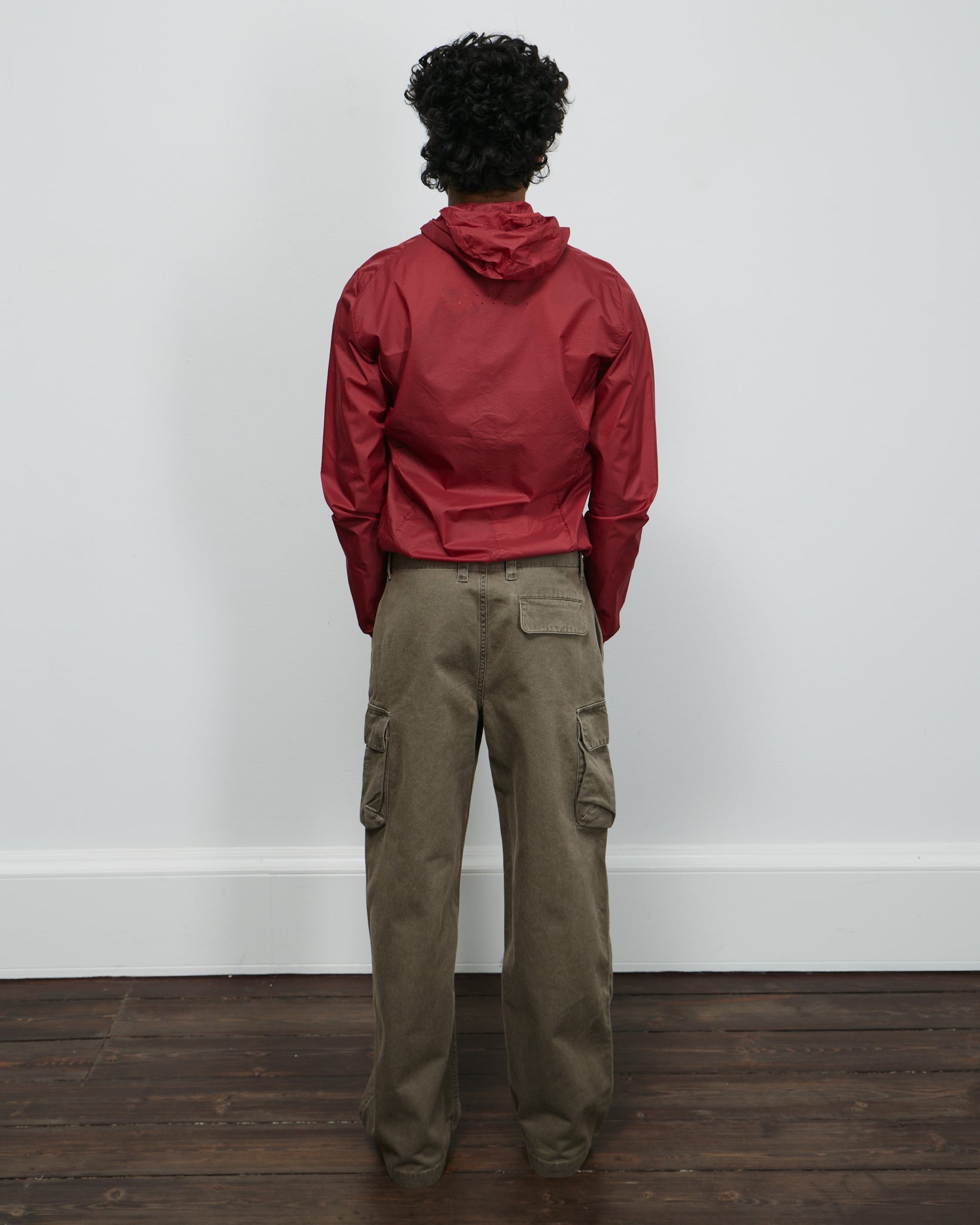 Hue Packable Wind Jacket - Dark Red