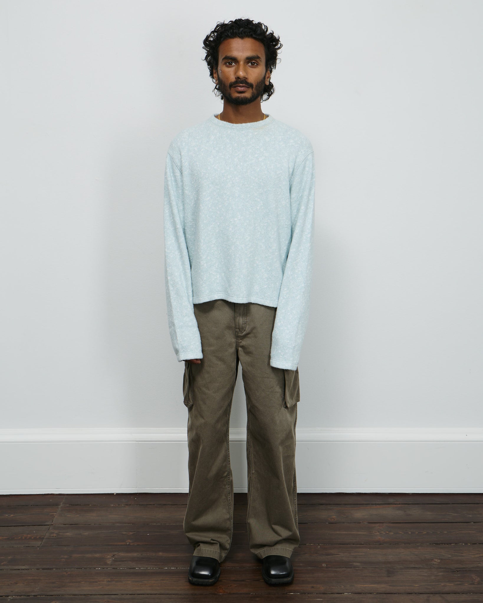 Pass Longsleeve - Light Blue Melange