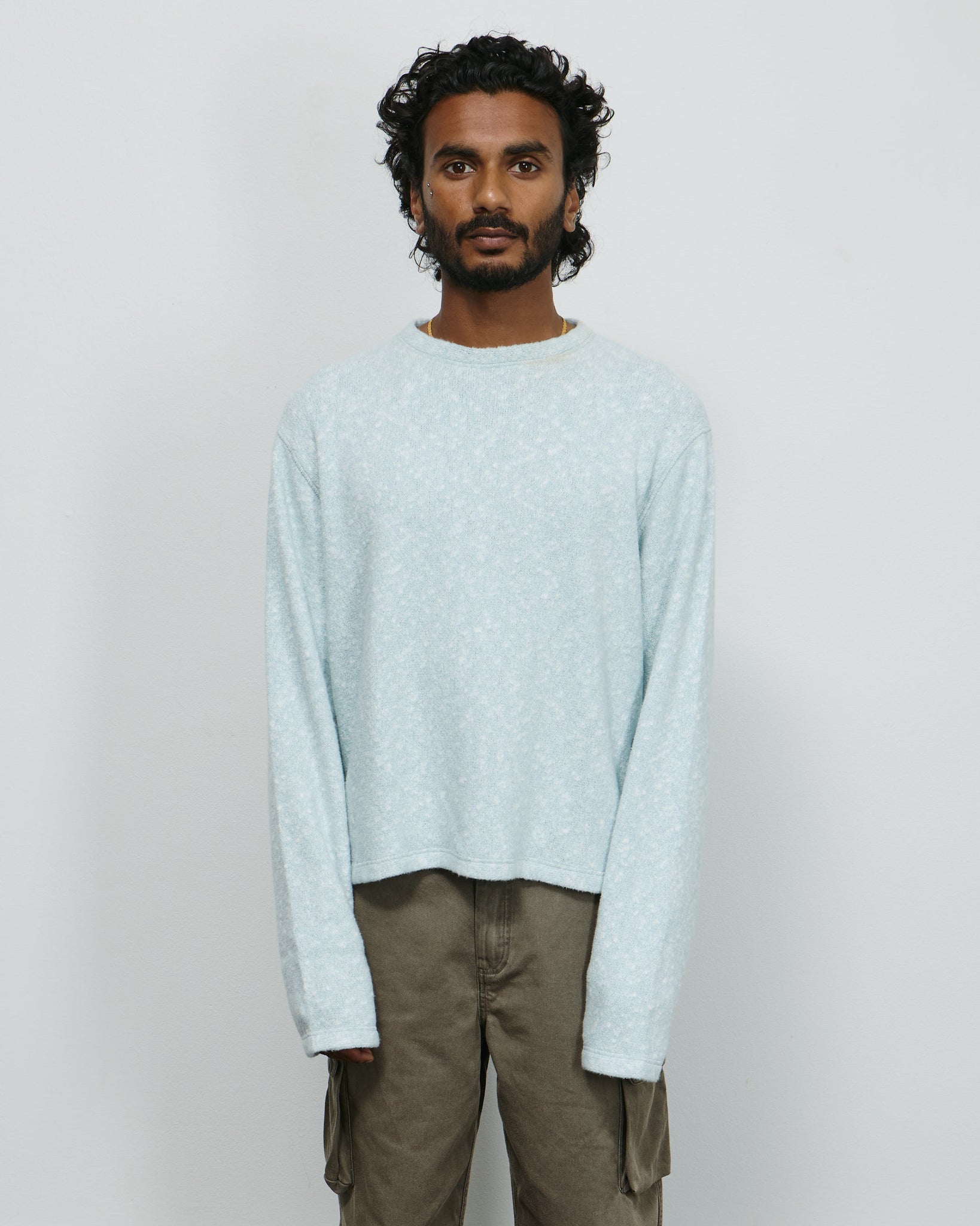 Pass Longsleeve - Light Blue Melange