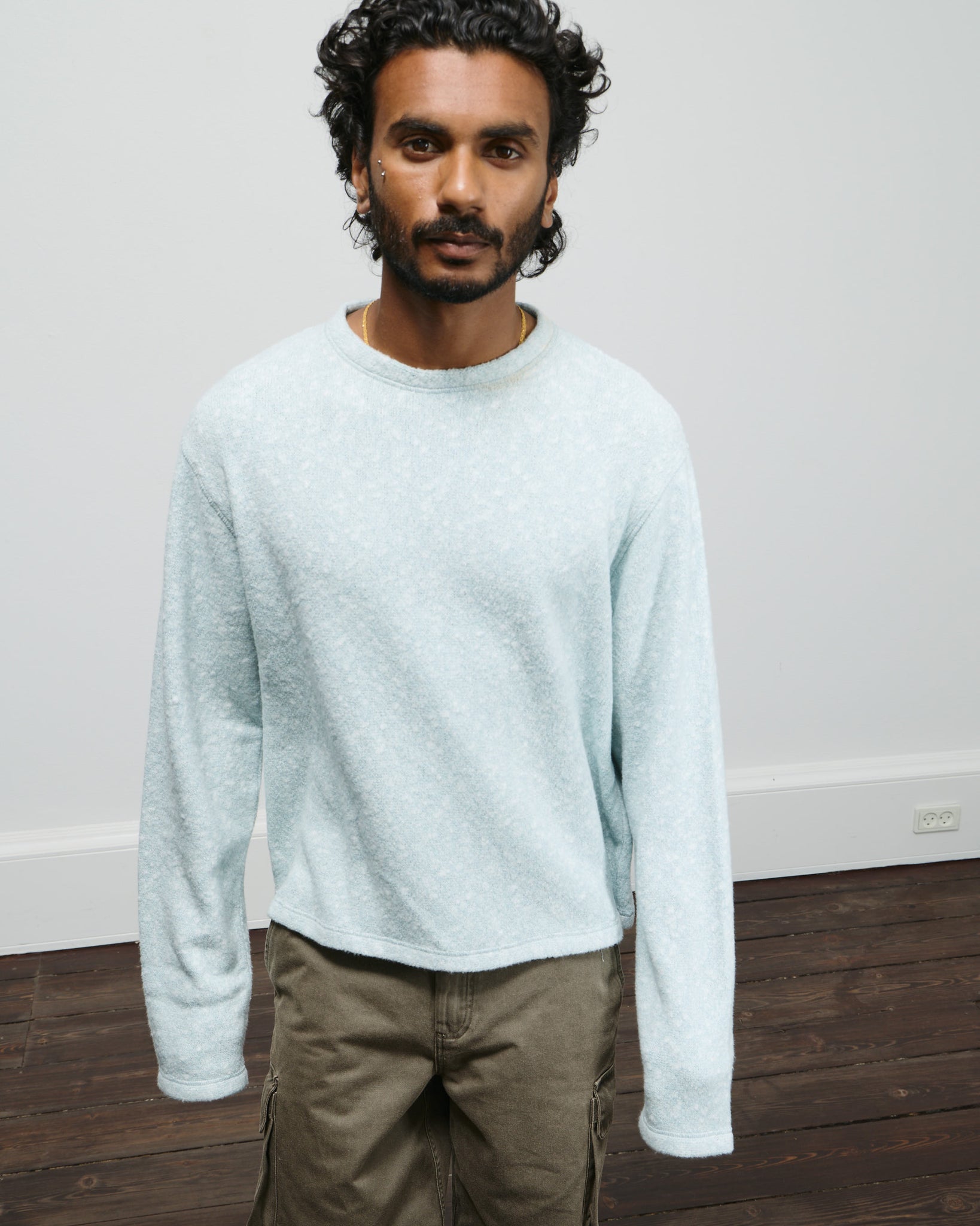 Pass Longsleeve - Light Blue Melange