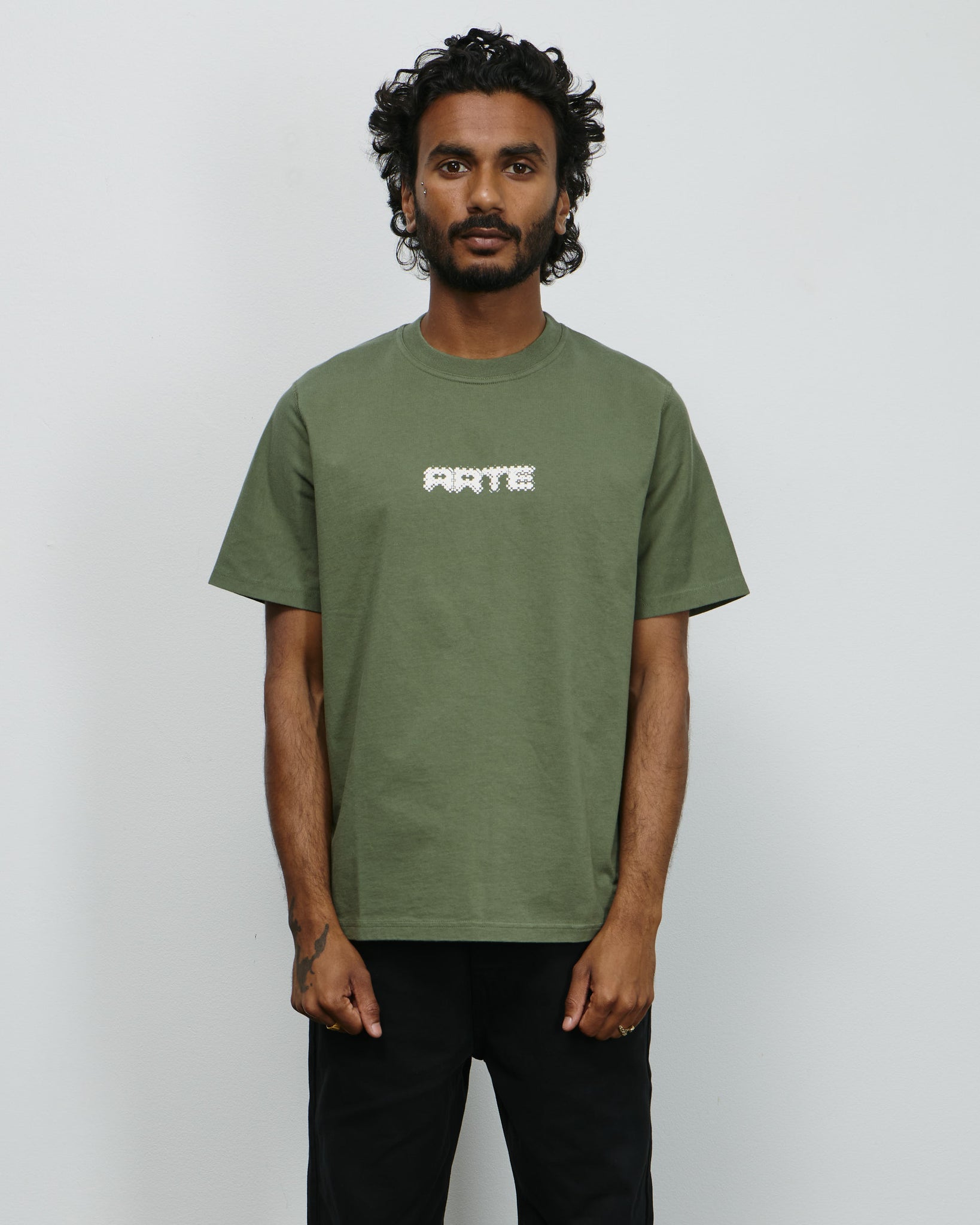 Arte Pixel T-shirt - Green
