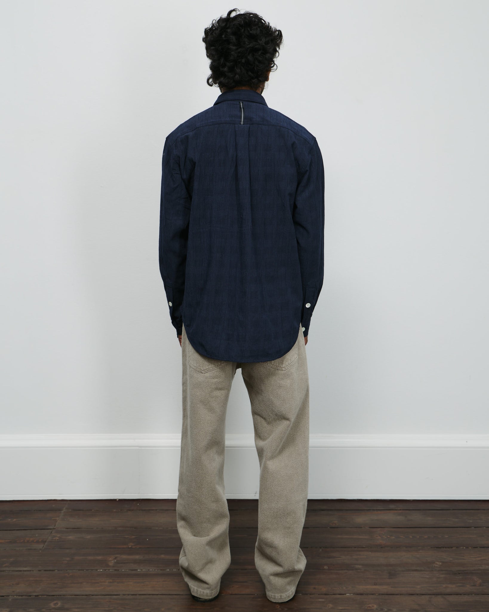 Regen® Washed Rayon Classic Shirt - Navy