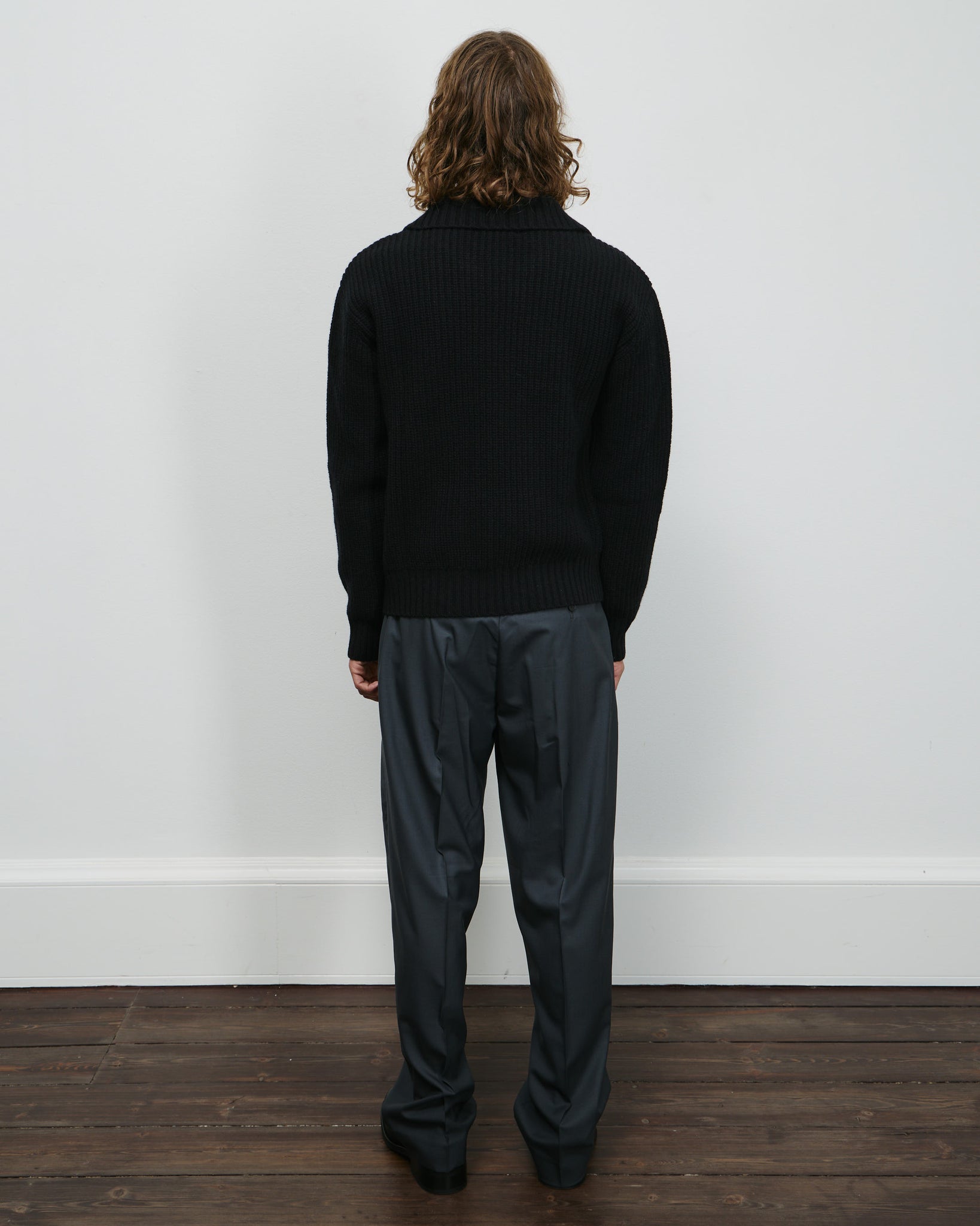 Collar Sweater - Black