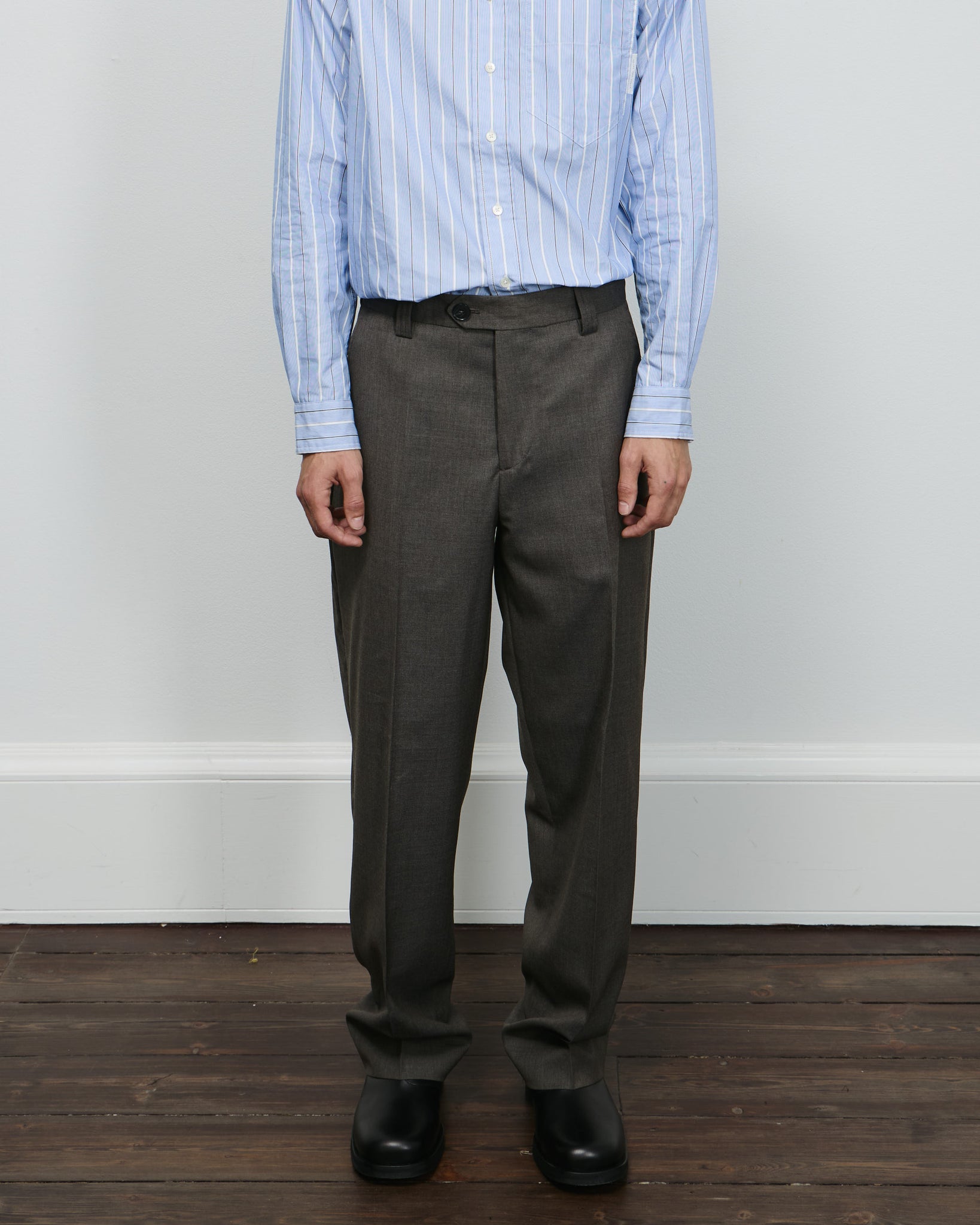 Study Trousers - Taupe Wool