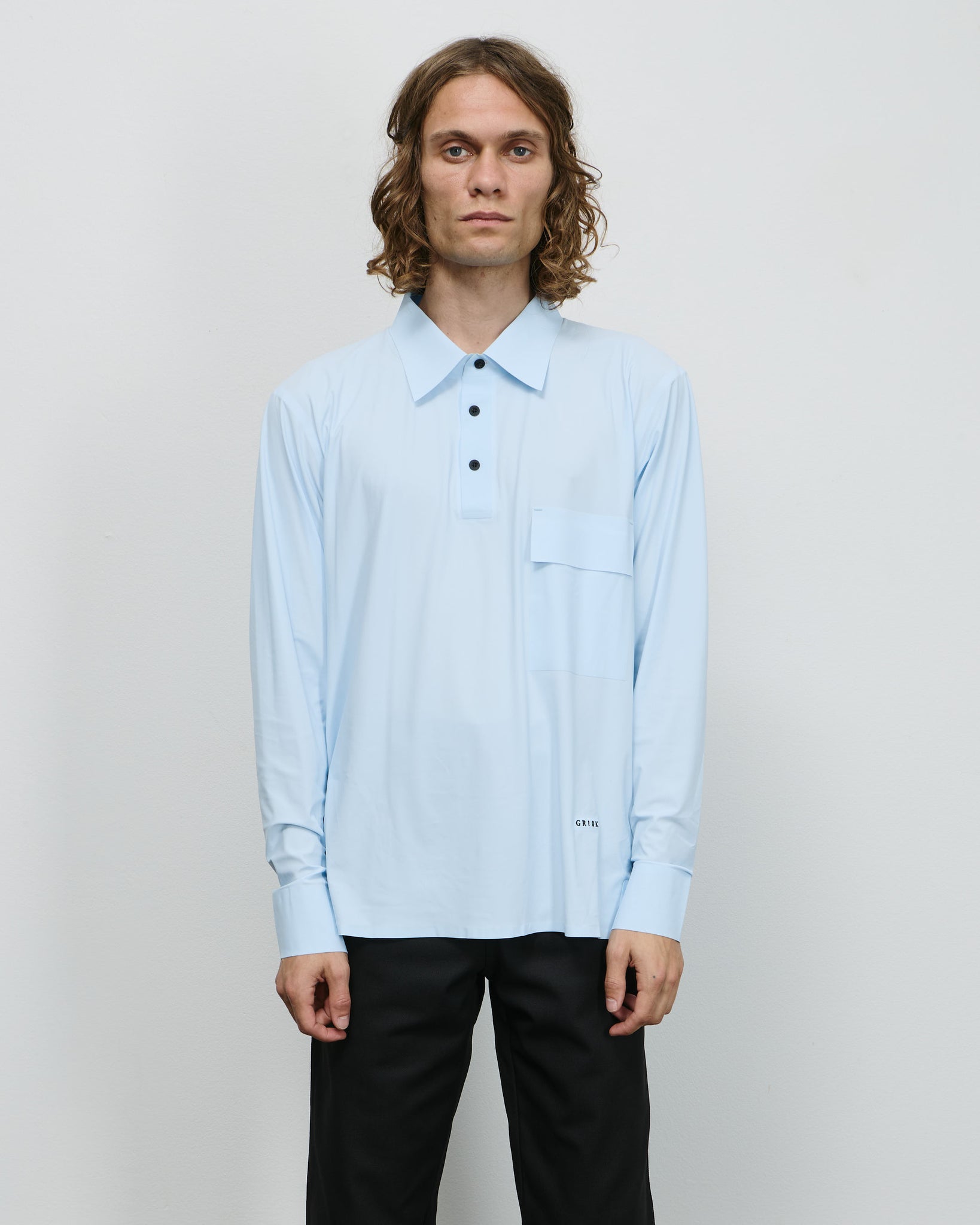 Render Ultrasound Polo - Light Blue