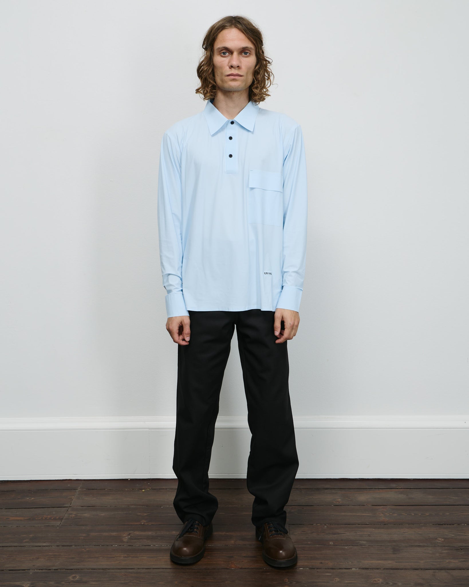 Render Ultrasound Polo - Light Blue