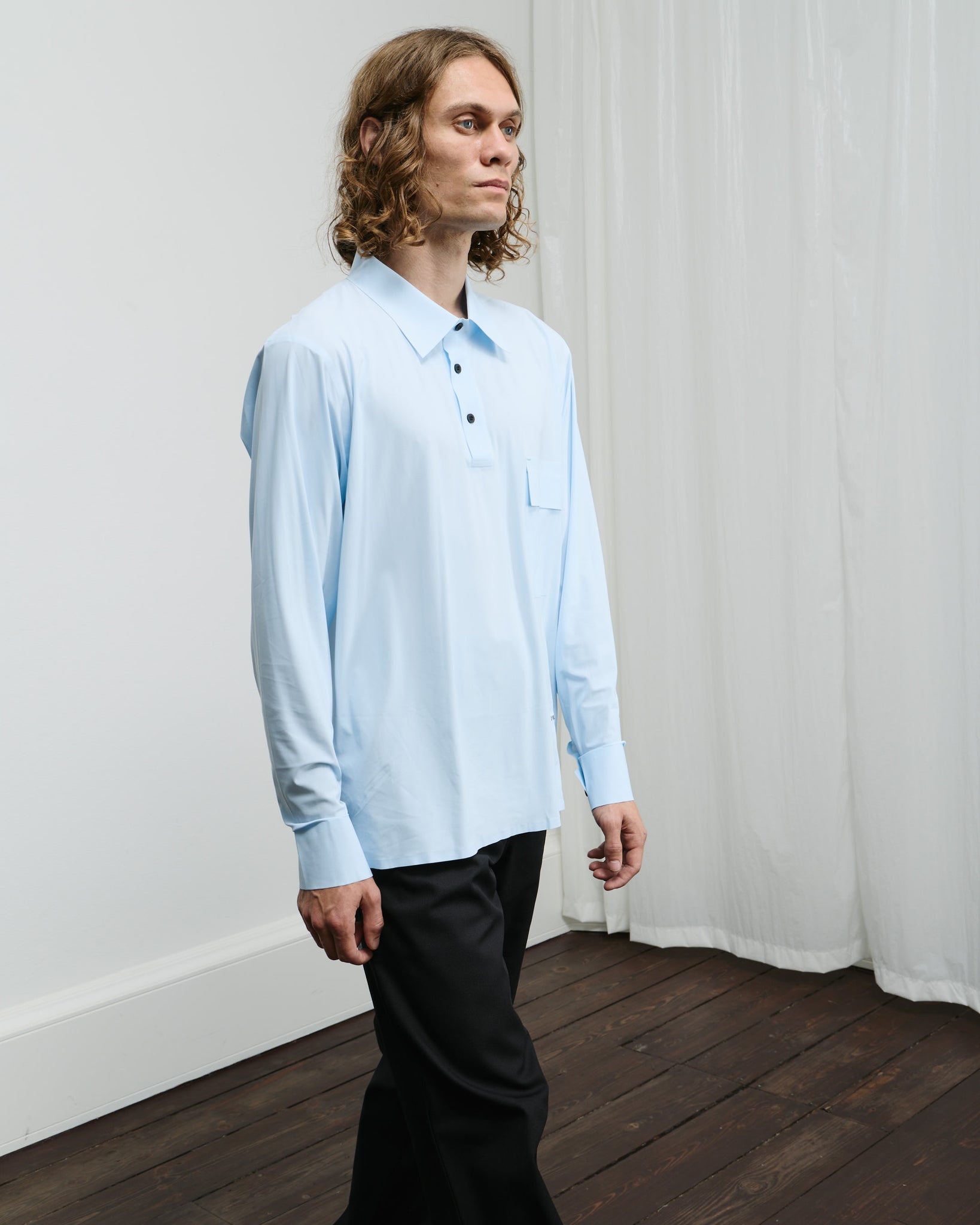 Render Ultrasound Polo - Light Blue