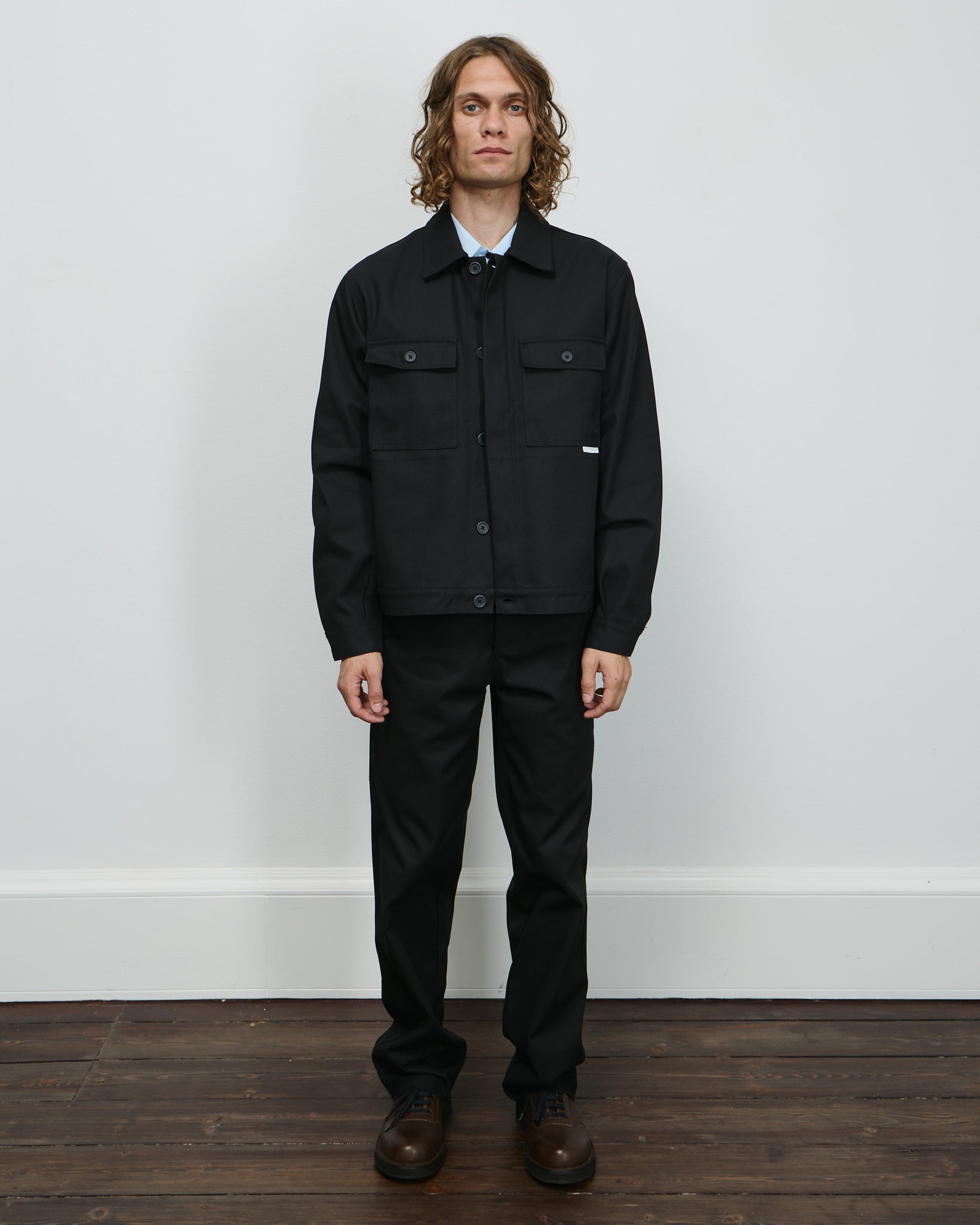 Replicated Short Jacket - Black