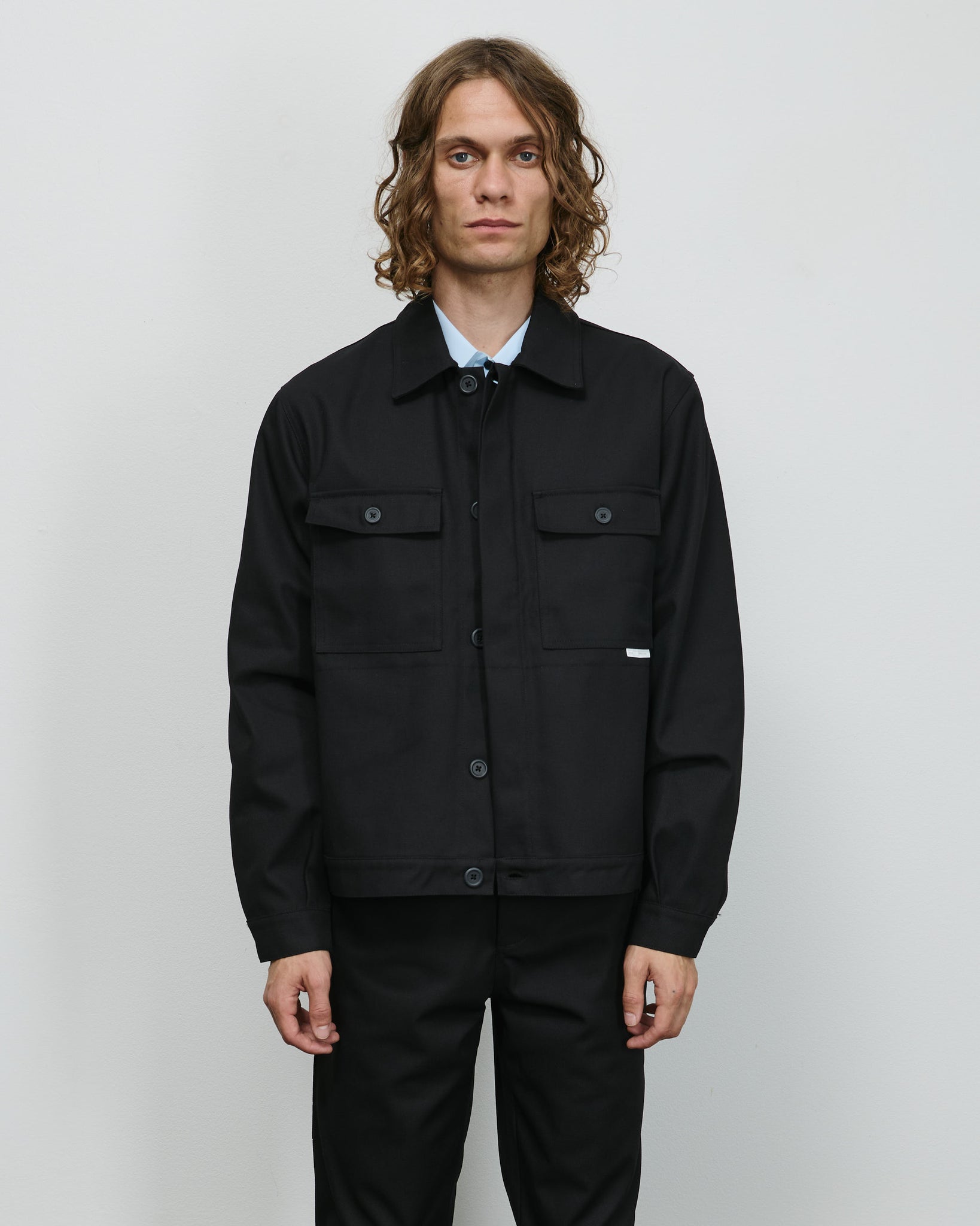 Replicated Short Jacket - Black