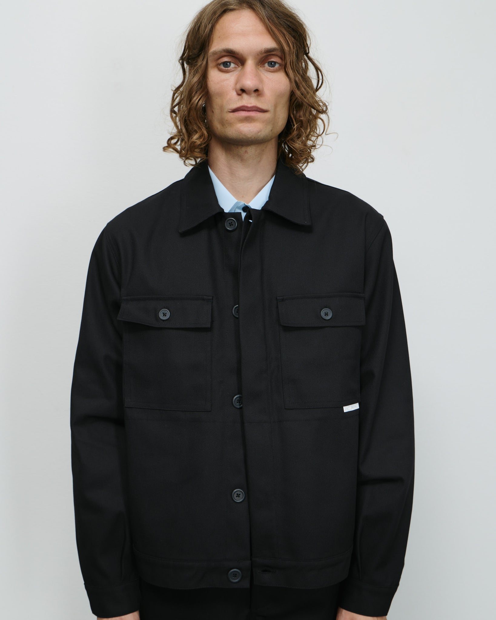 Replicated Short Jacket - Black