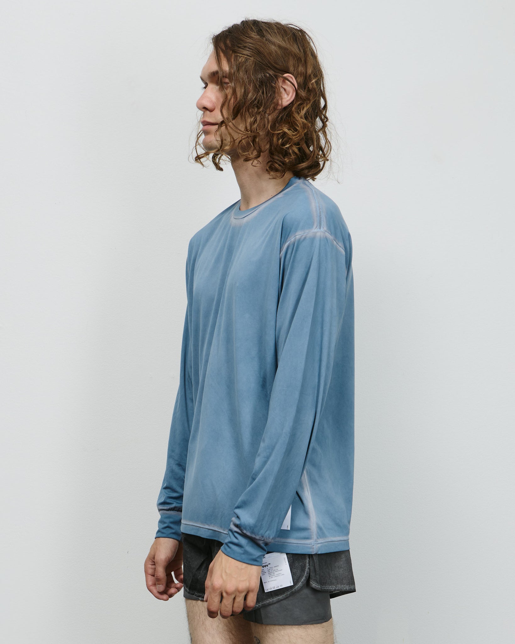 Auralite Long Tee - Pigment Slate