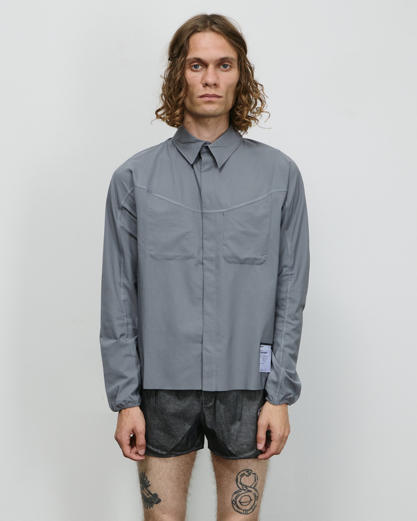 PeaceShell River Shirt - Lava Smoke