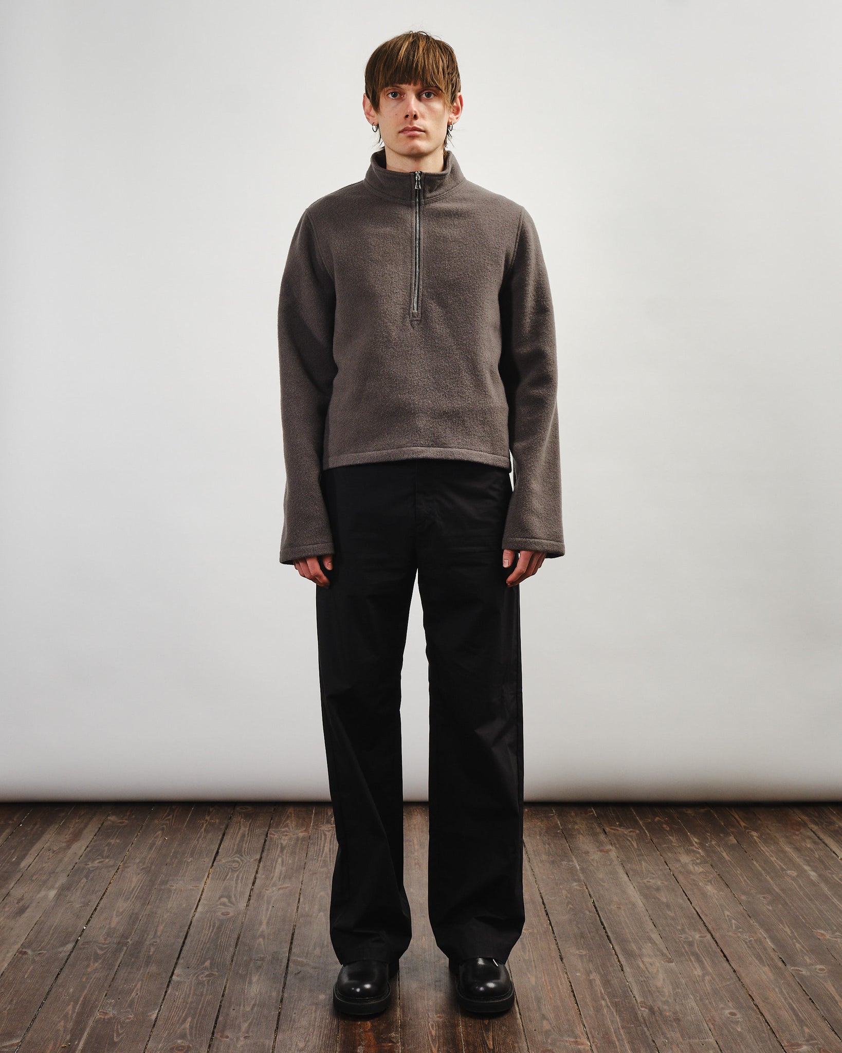 Trousers - Black Waxed