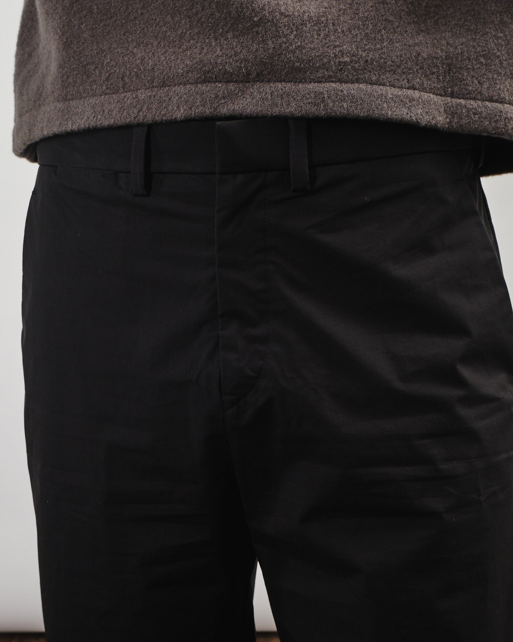 Trousers - Black Waxed