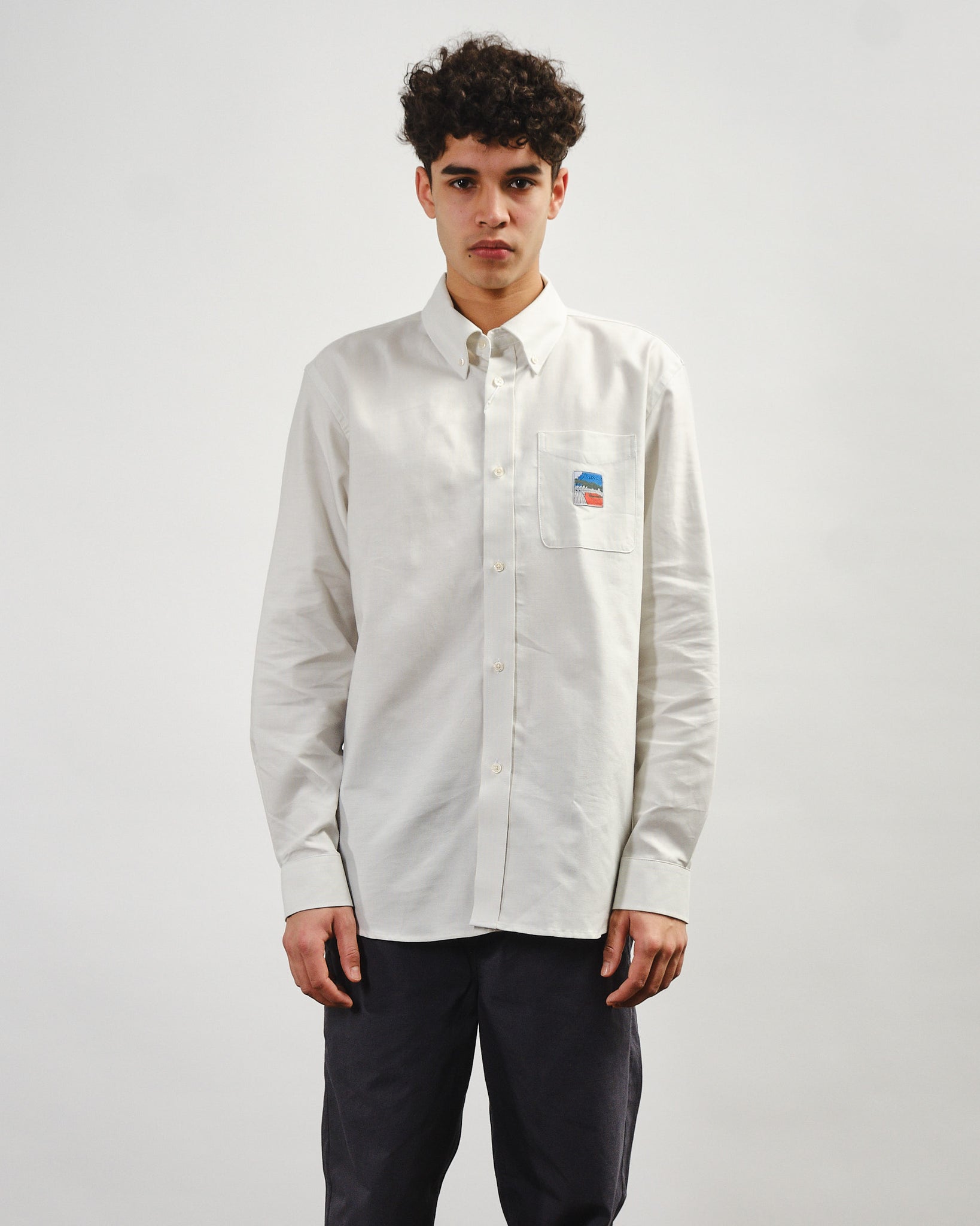 Deuce Oxford Shirt - Light Blue Stripe