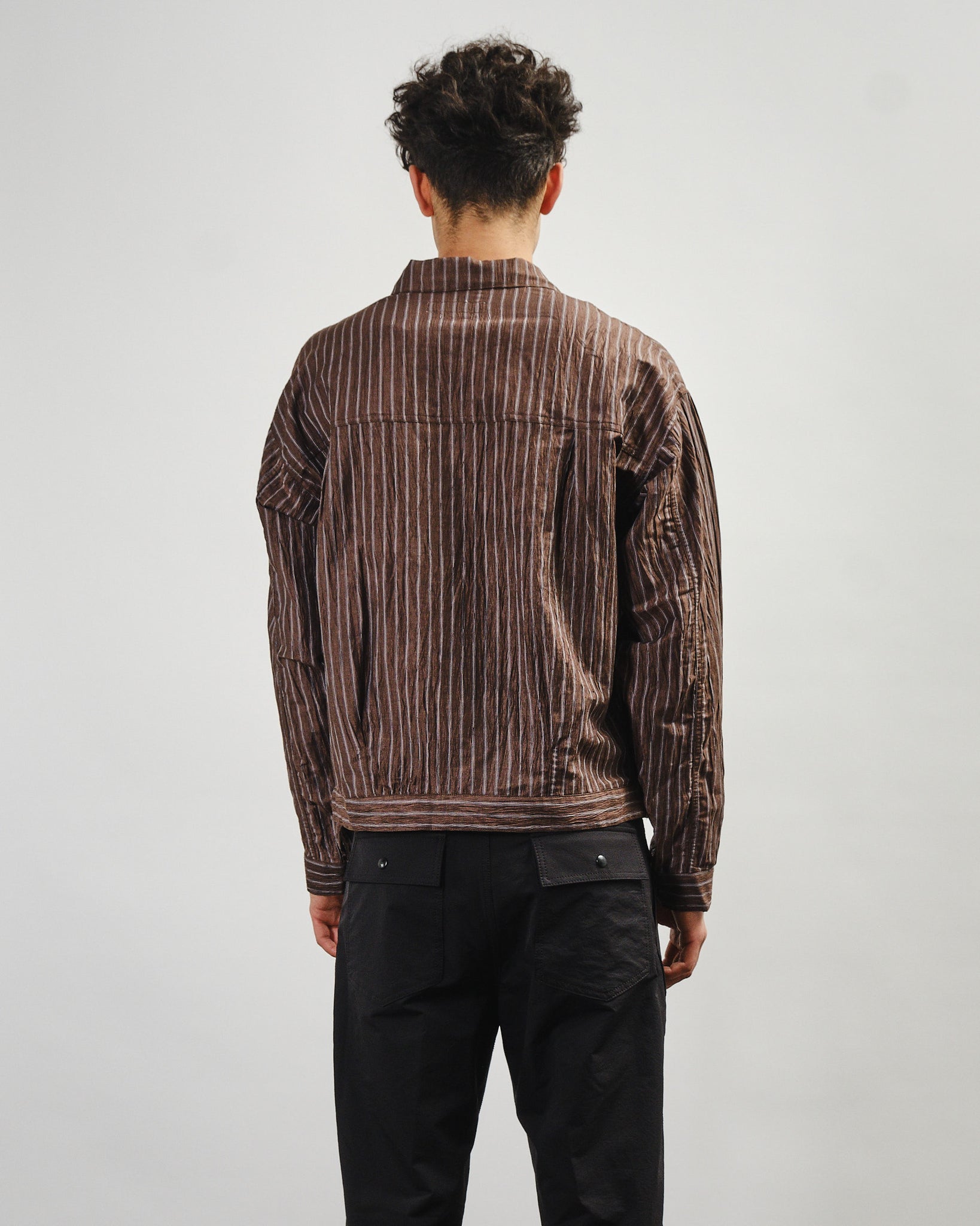 AeroLinen Type 1 Jacket - Brown Stripe