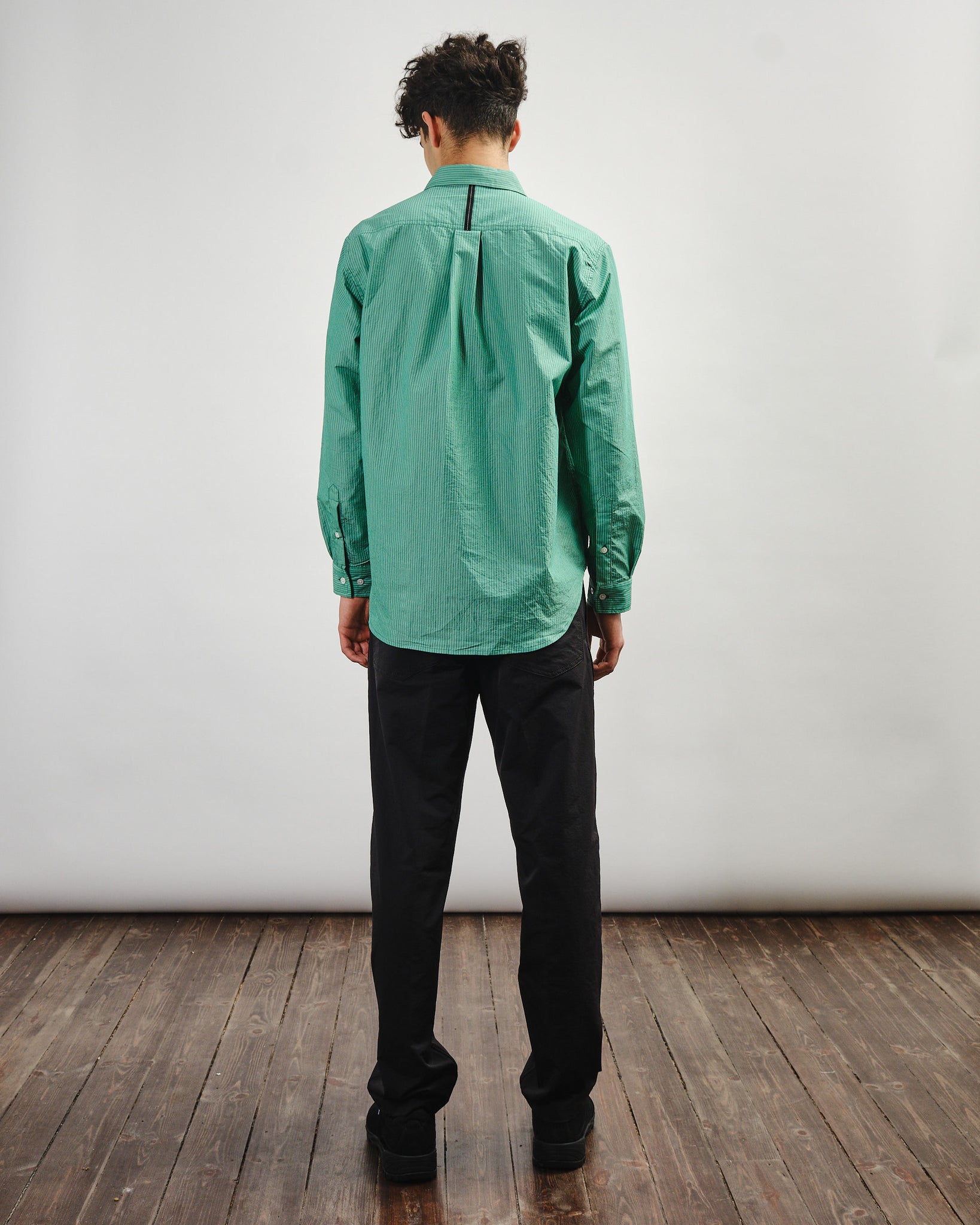 Washed CRP Classic Shirt - Green Stripe