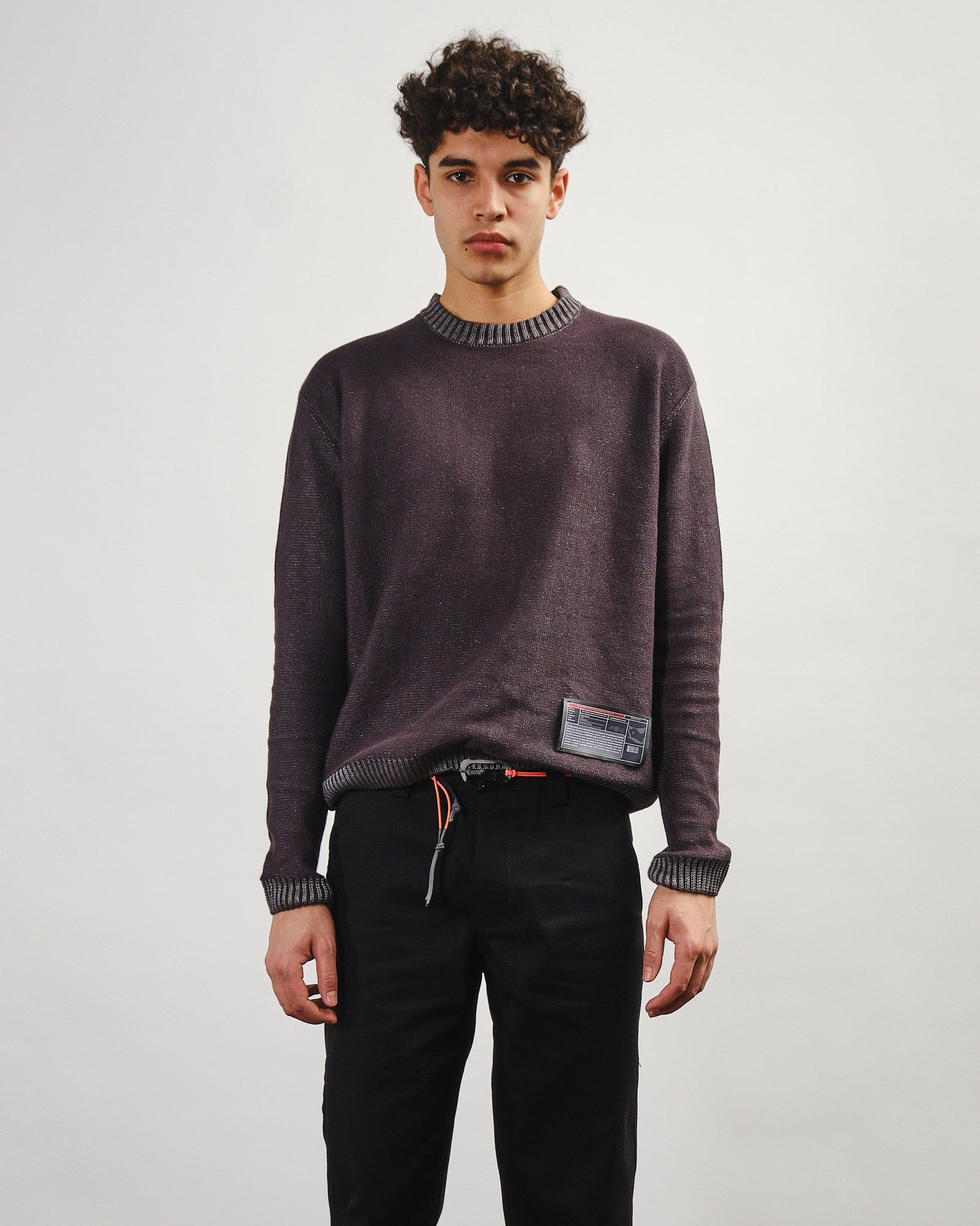 Blended High Molecular Crewneck - Stone Grey