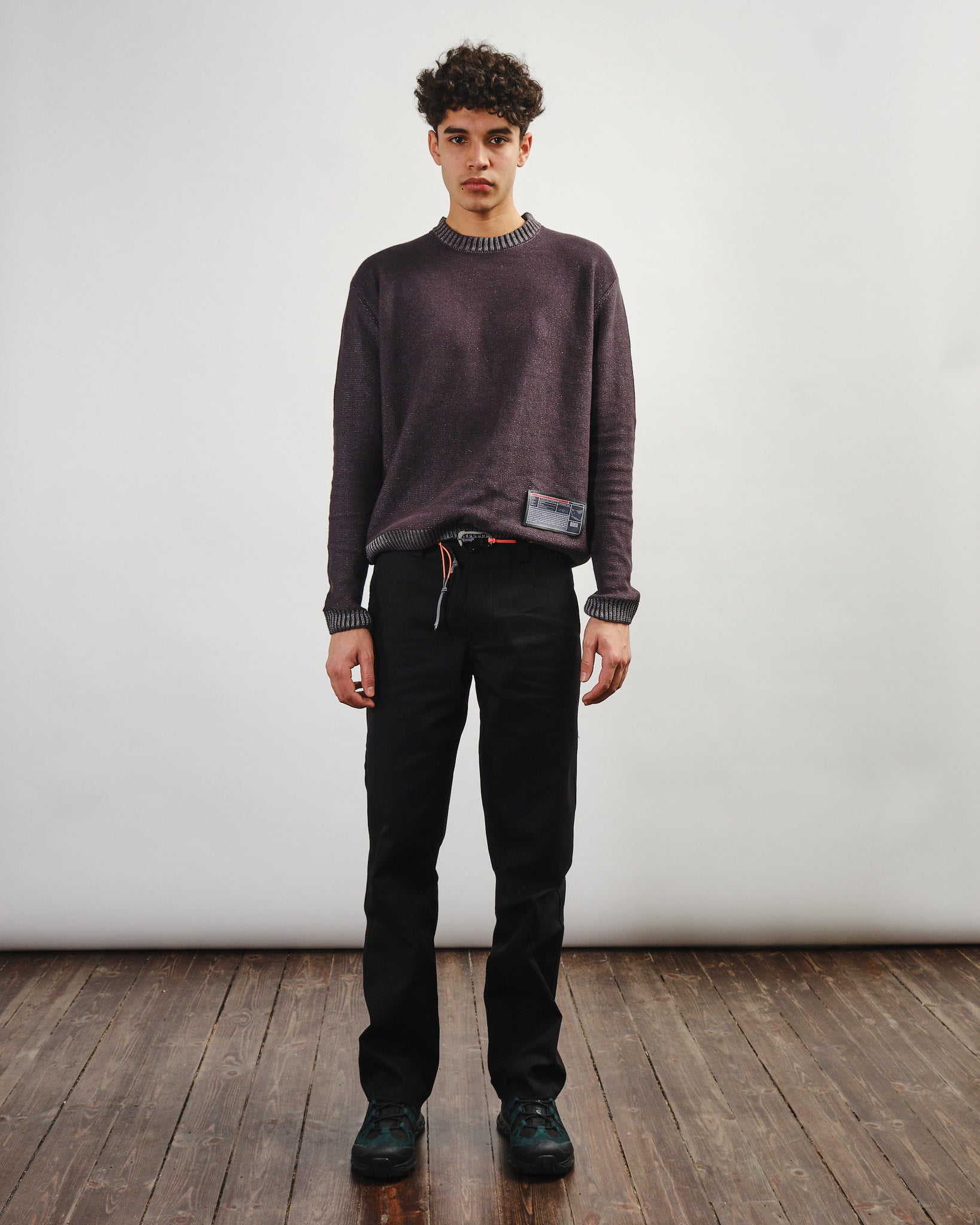 Blended High Molecular Crewneck - Stone Grey