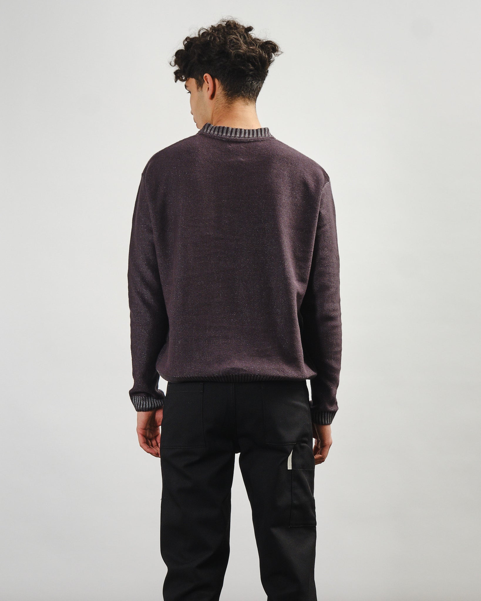 Blended High Molecular Crewneck - Stone Grey