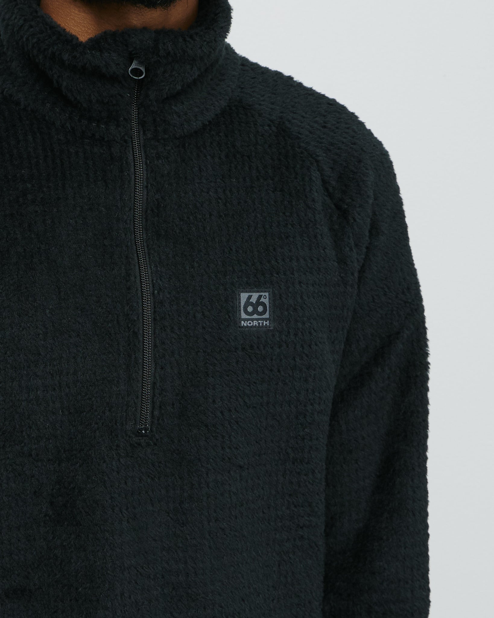 Hrannar Alpha Zipneck - Black