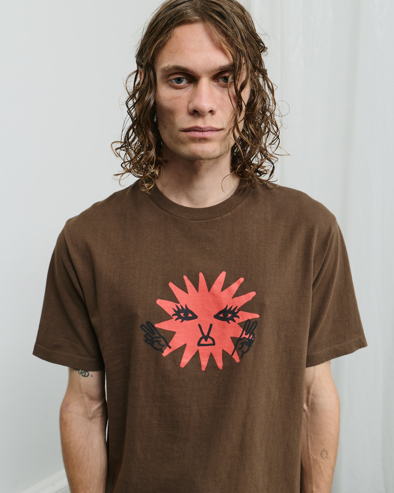 California Cotton Tee - Peace & Sunshine