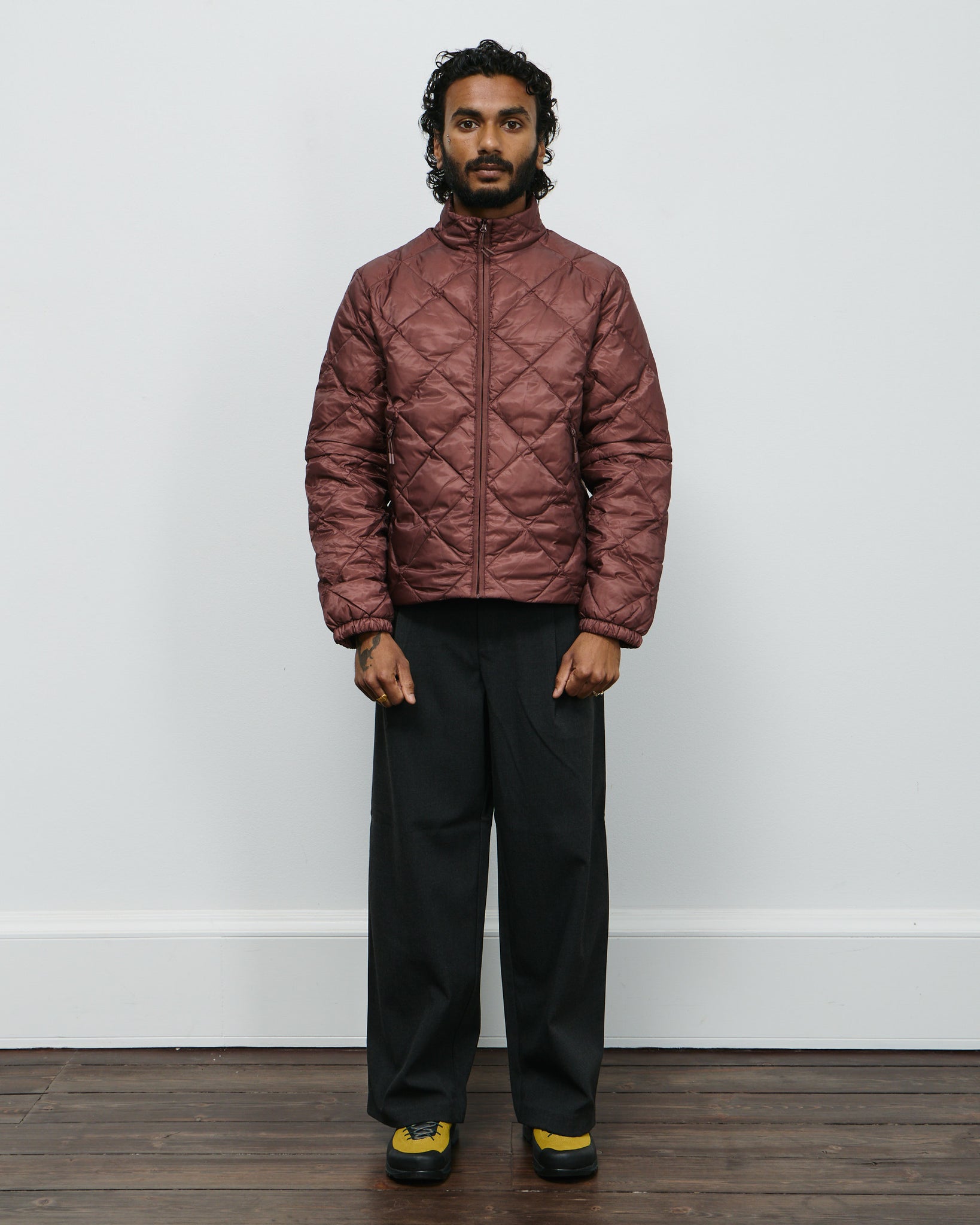 Base LT Down Zip Jacket - Maroon