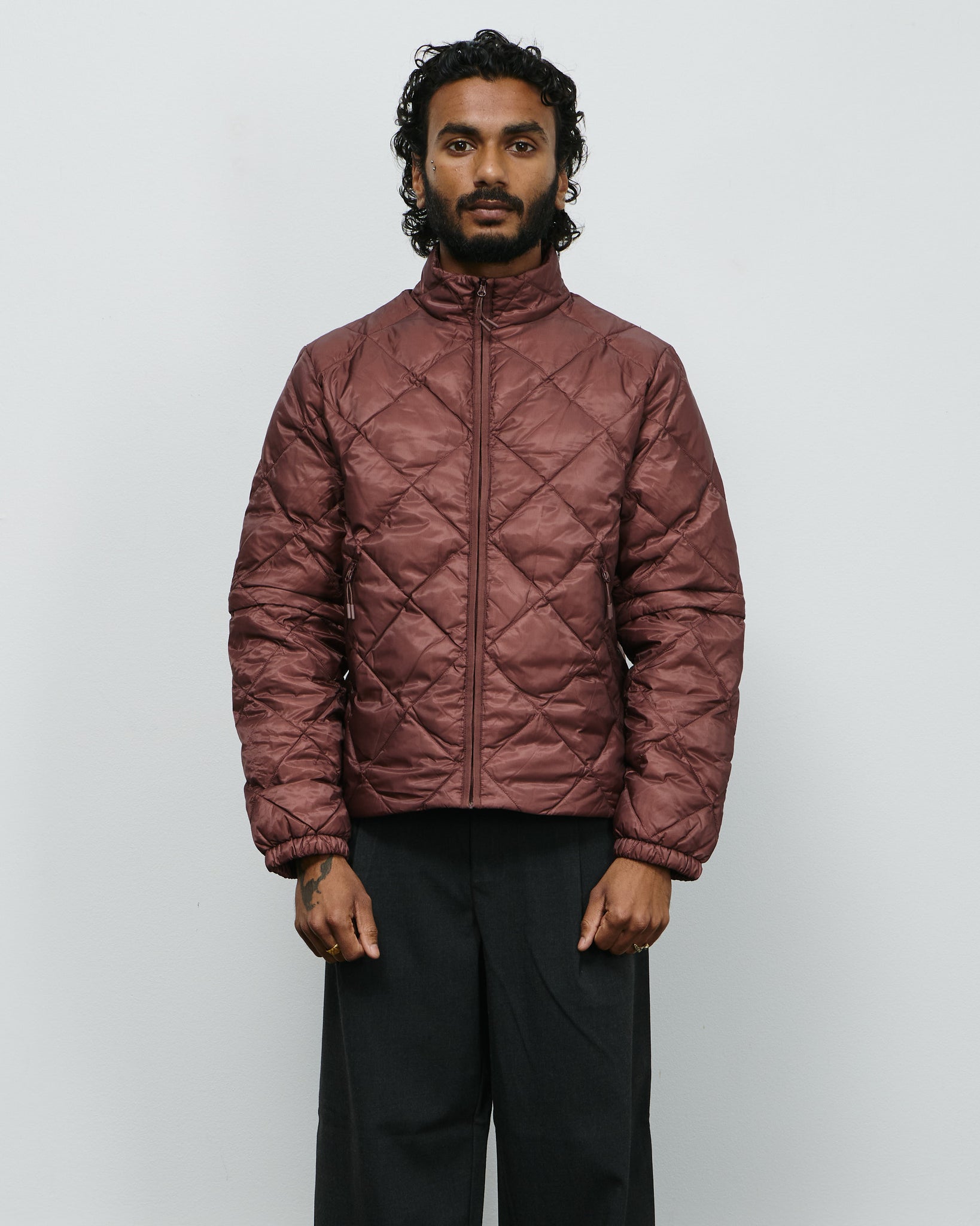 Base LT Down Zip Jacket - Maroon