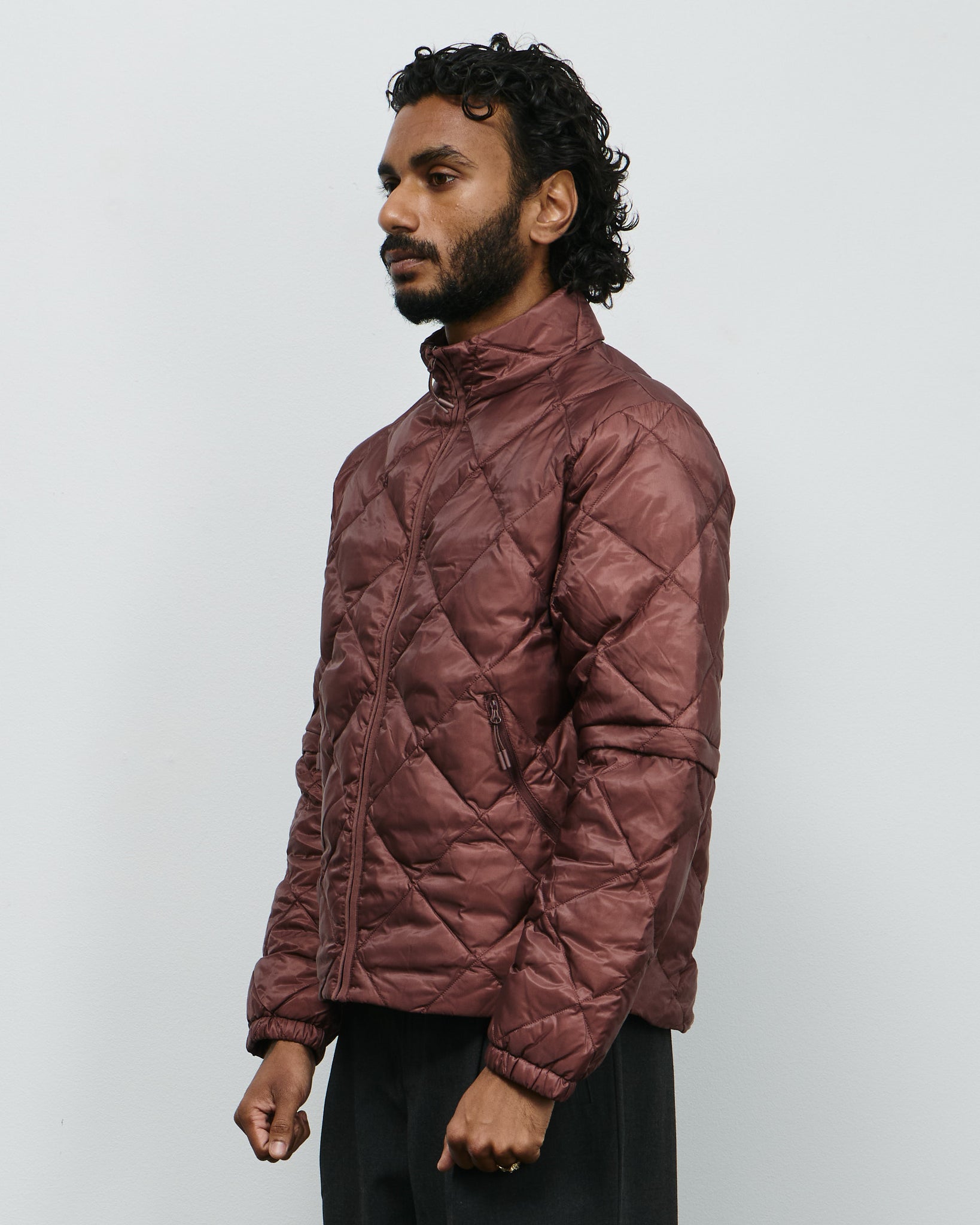 Base LT Down Zip Jacket - Maroon