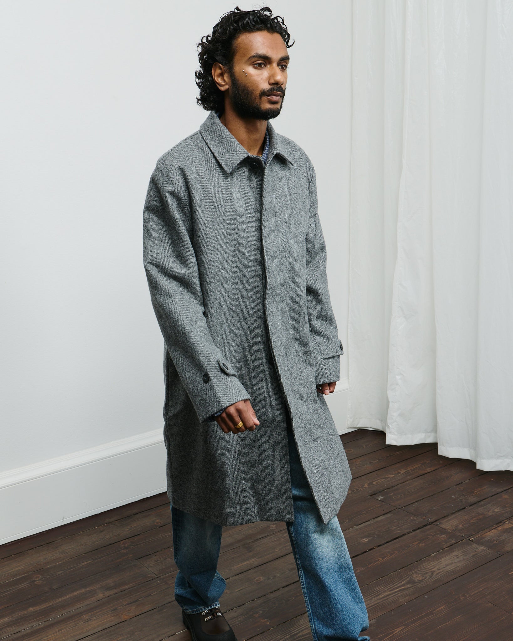 Heritage Wool Coat - Grey