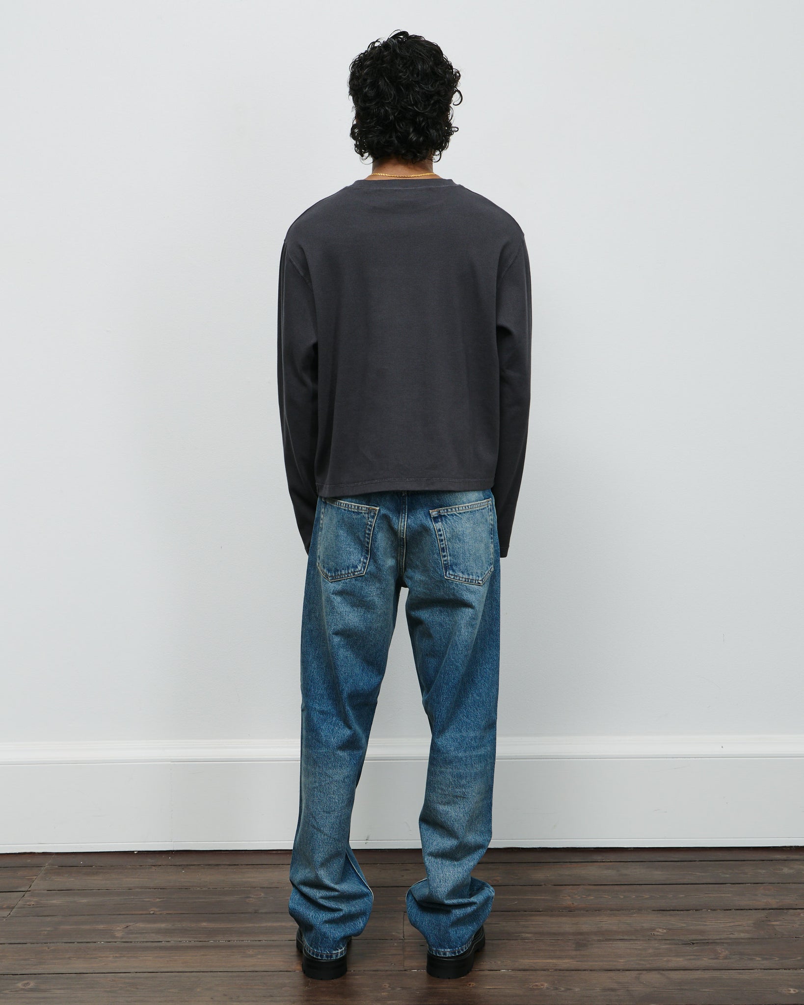 Pass Longsleeve - Dark Grey Rib