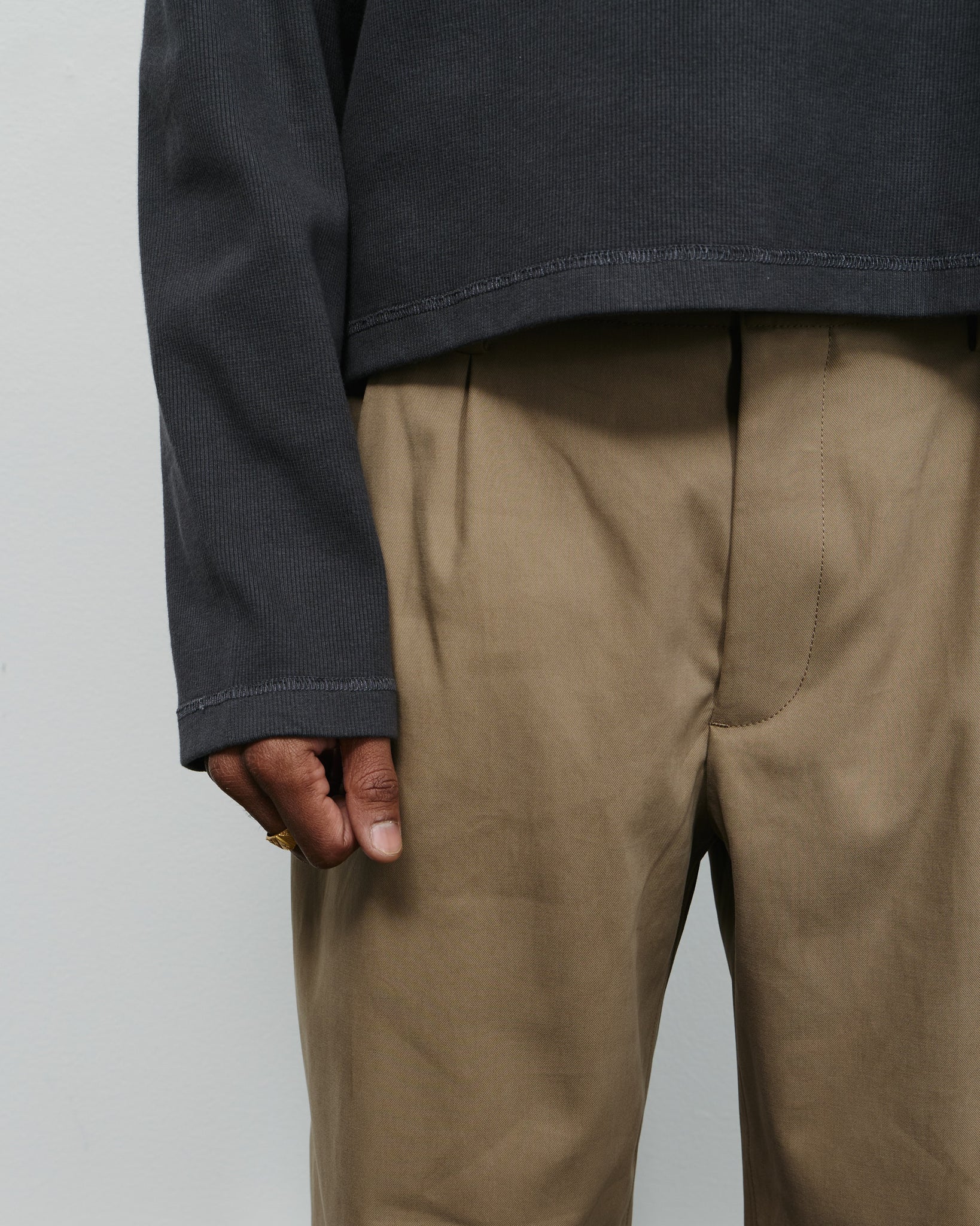 Bridge Chino - Slow Khaki Macuable Cotton