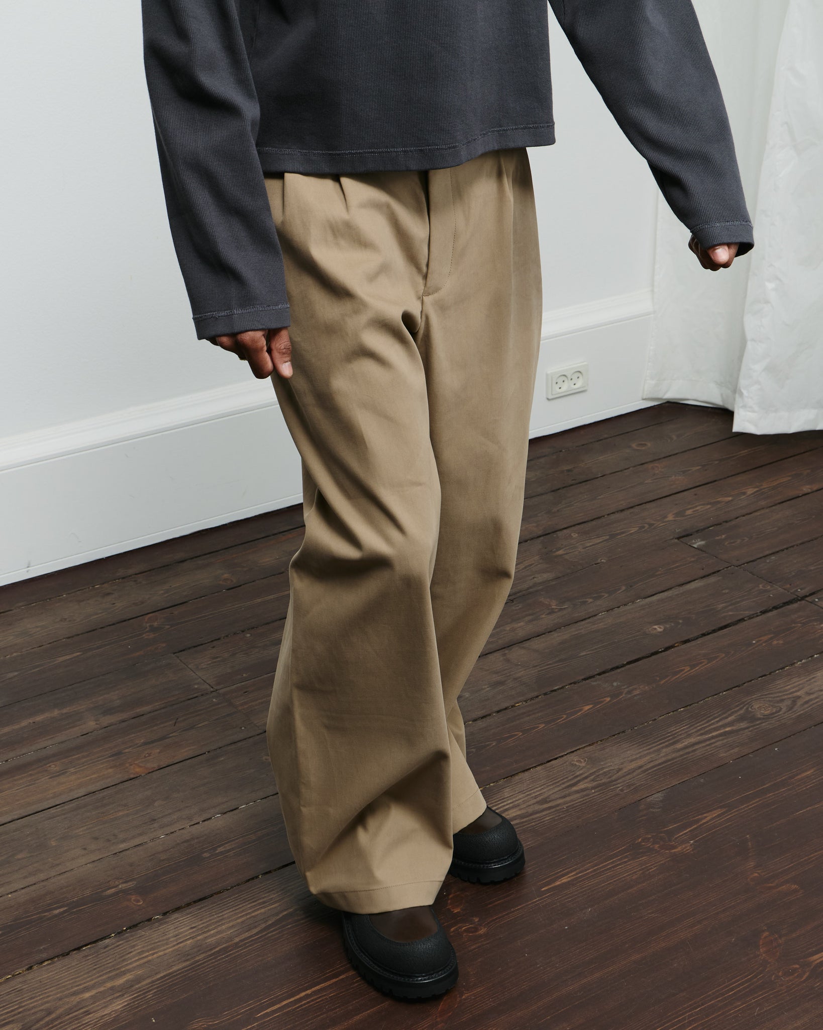 Bridge Chino - Slow Khaki Macuable Cotton