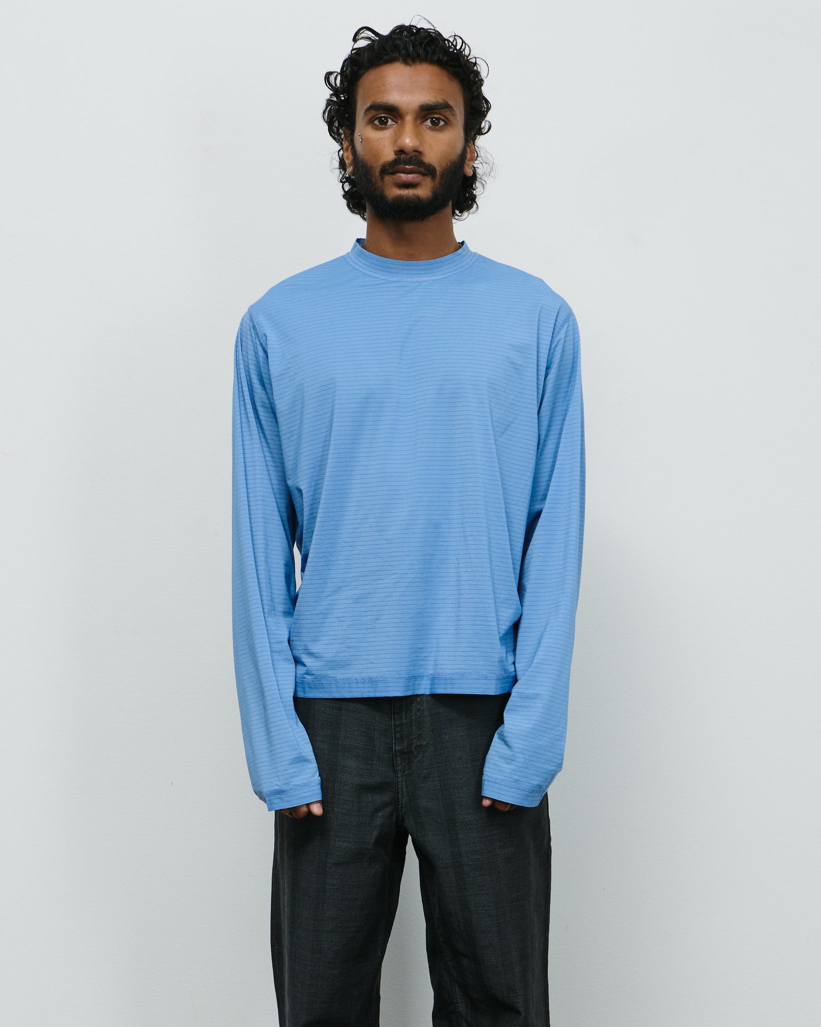 Pass Longsleeve - Blue Stripe