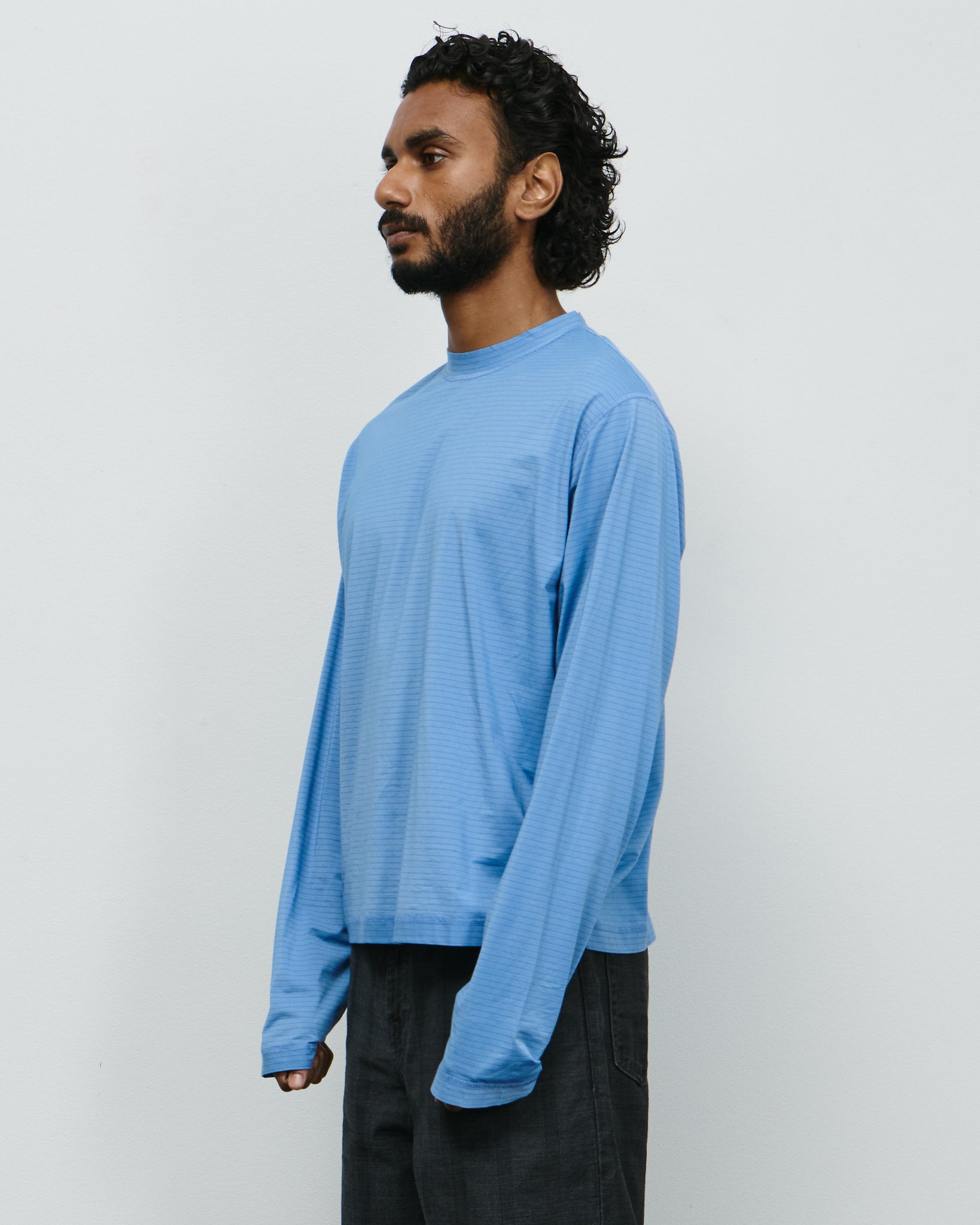 Pass Longsleeve - Blue Stripe