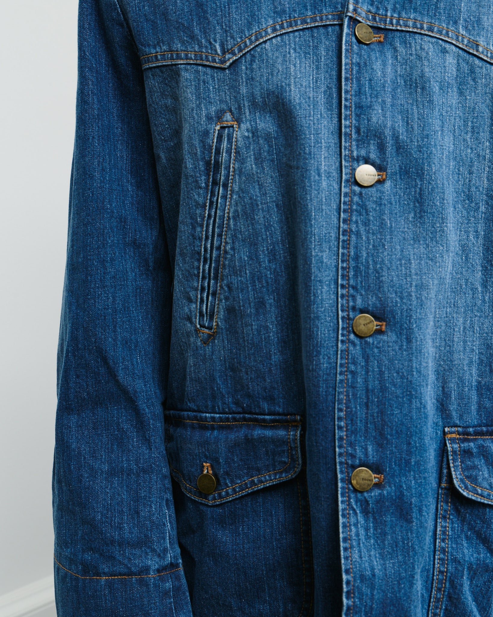 Denim Chicago Coat - Sawyer Wash Denim