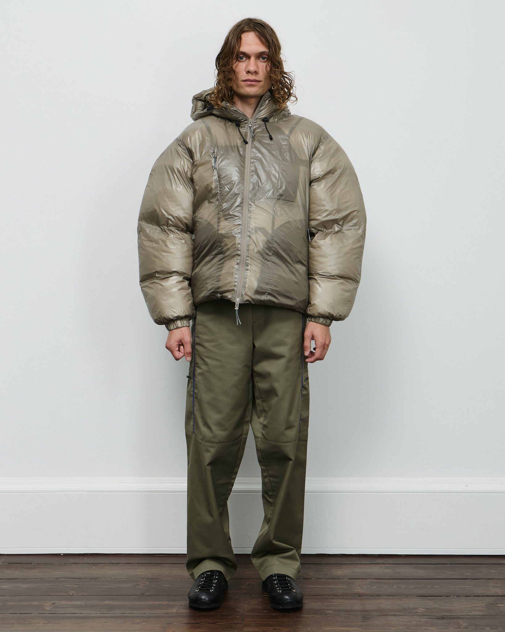 Synthetic Down Jacket - Taupe