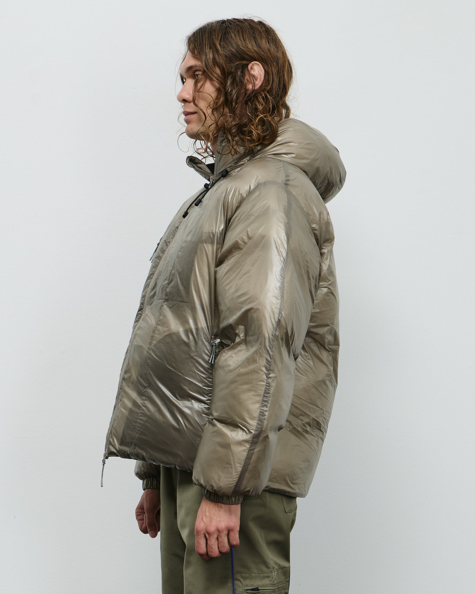 Synthetic Down Jacket - Taupe