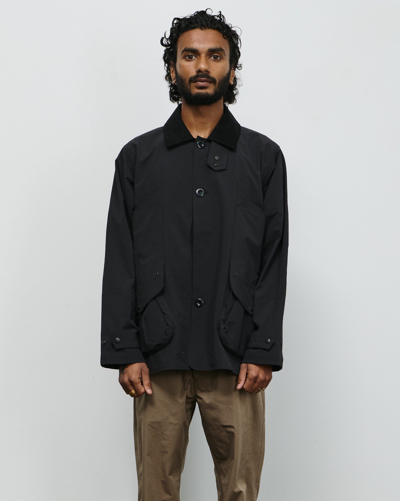 Natural Dye Hunting Jacket - Black