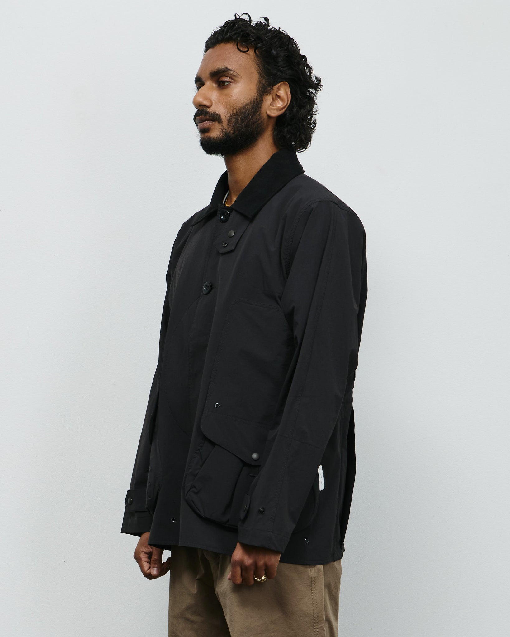 Natural Dye Hunting Jacket - Black