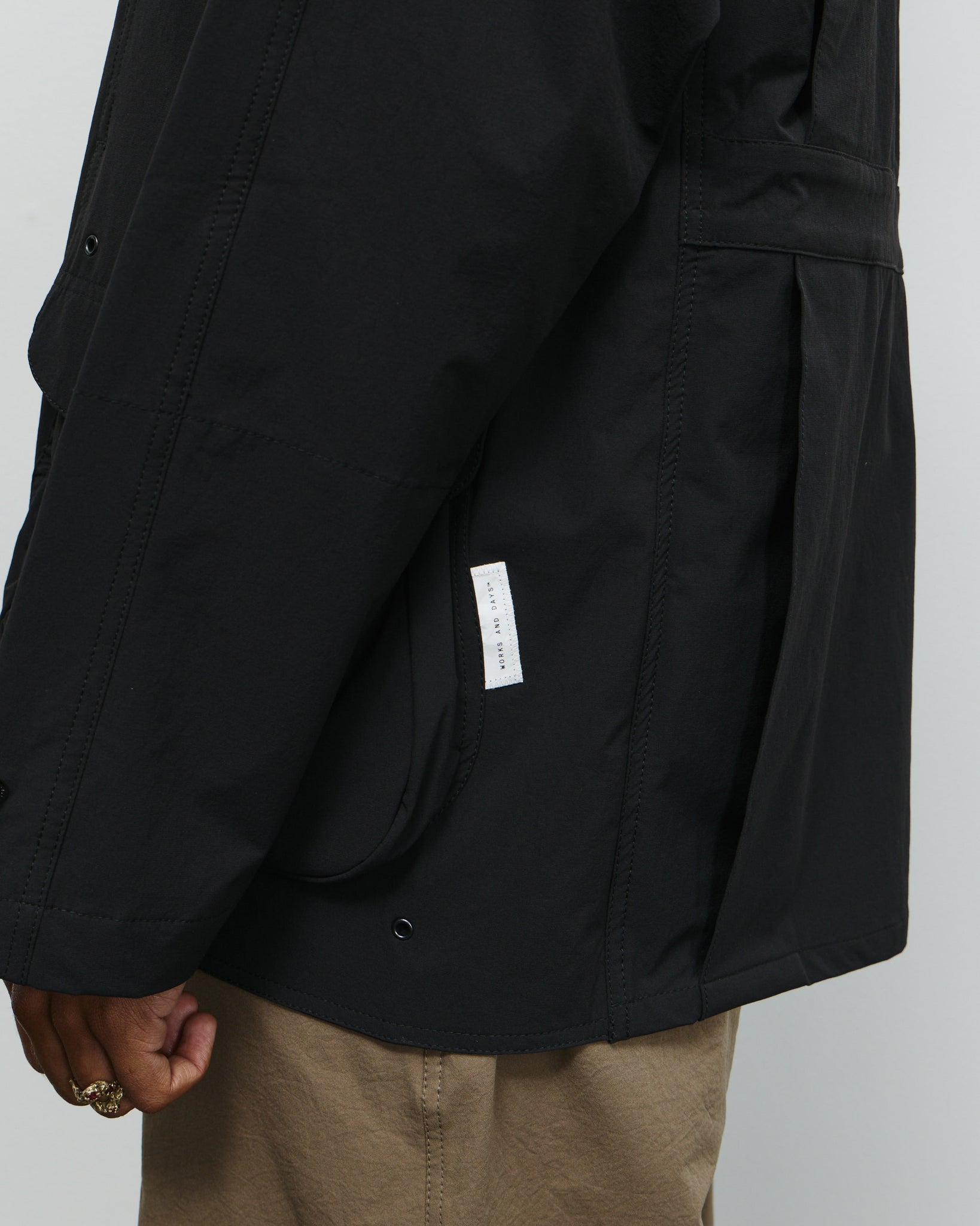 Natural Dye Hunting Jacket - Black