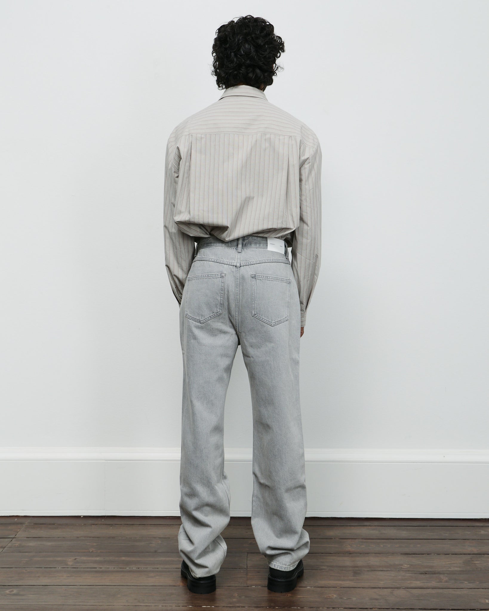 Mens Color Indigo Denim - Grey