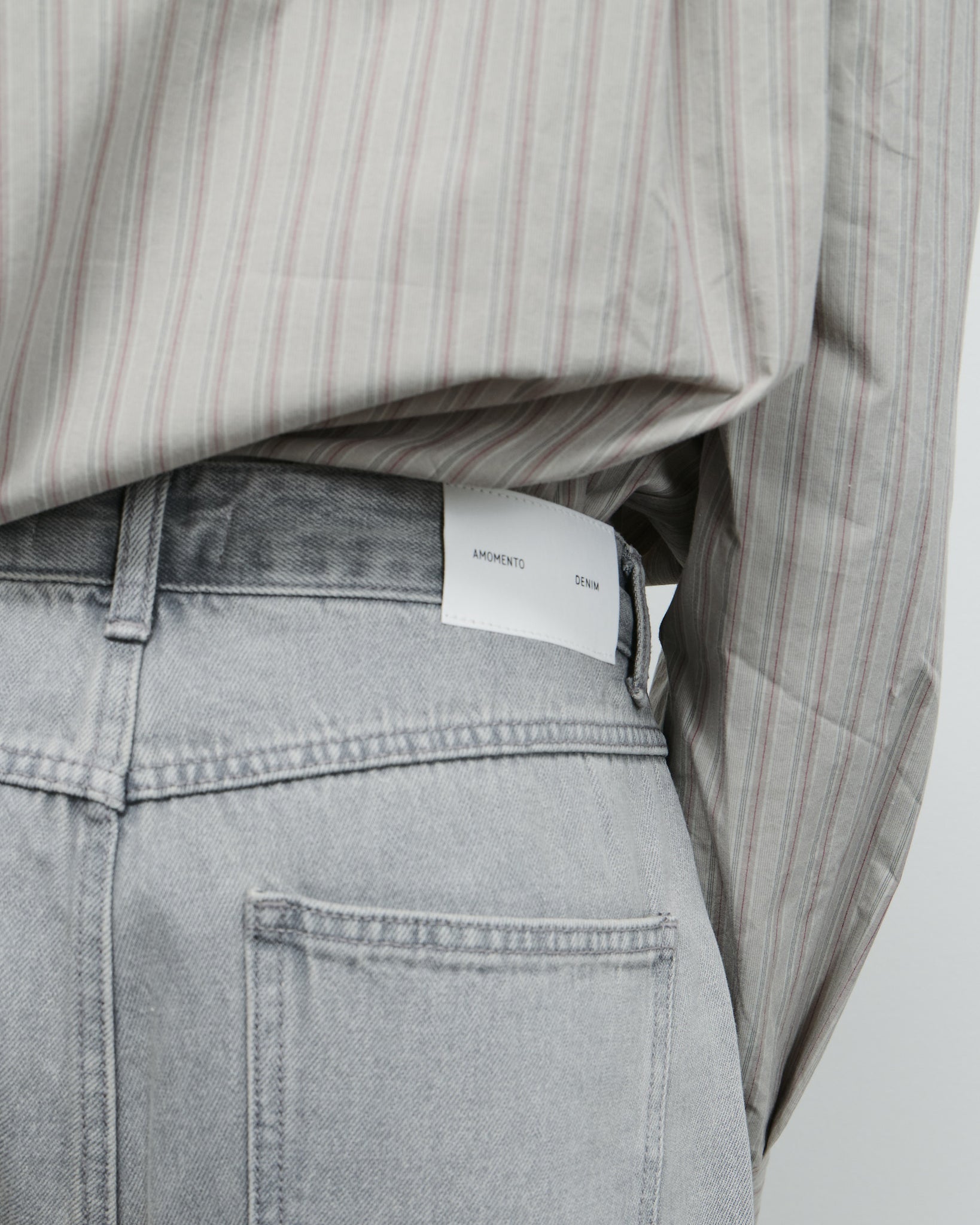 Mens Color Indigo Denim - Grey