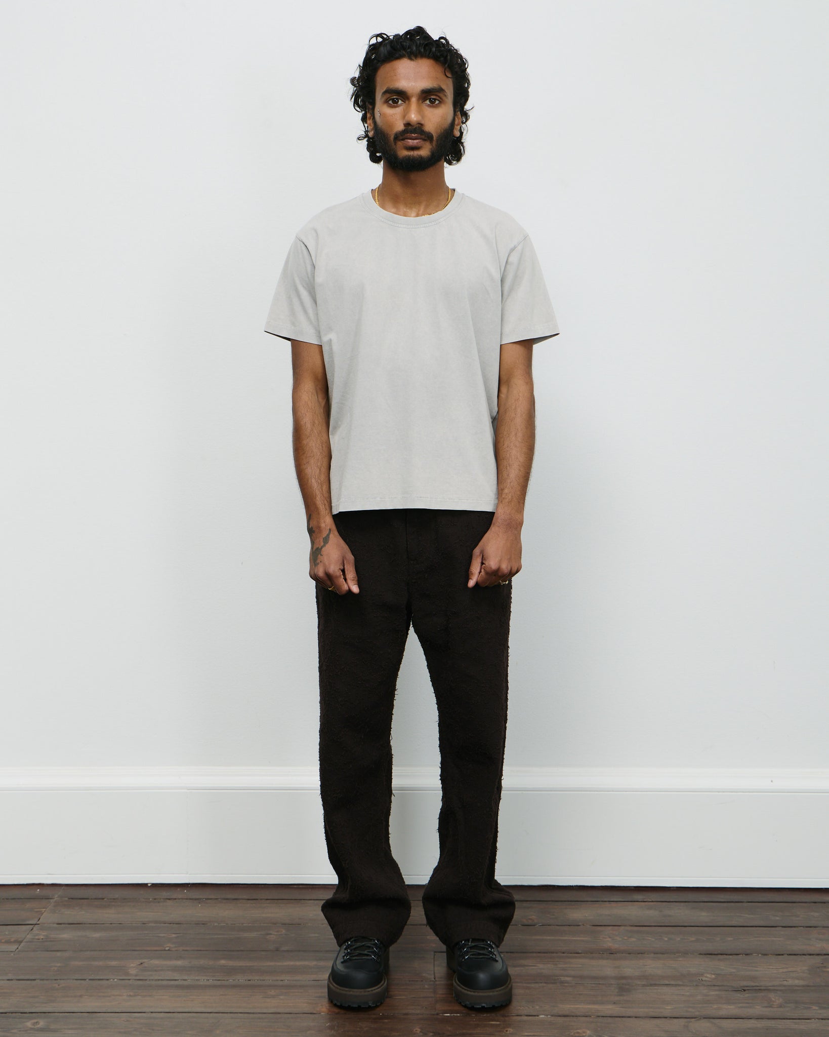 New Tee - Washed Light Grey