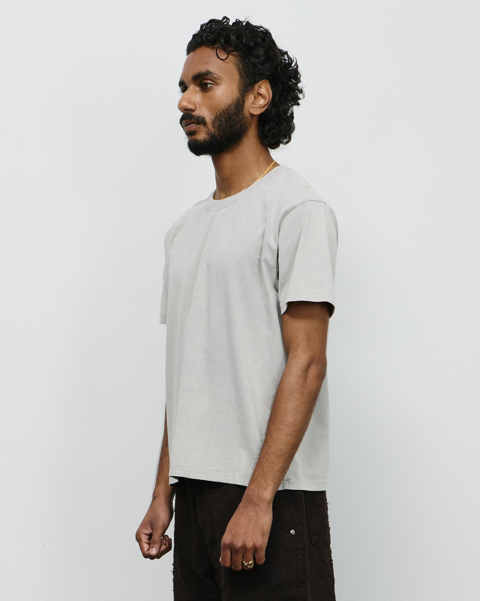 New Tee - Washed Light Grey