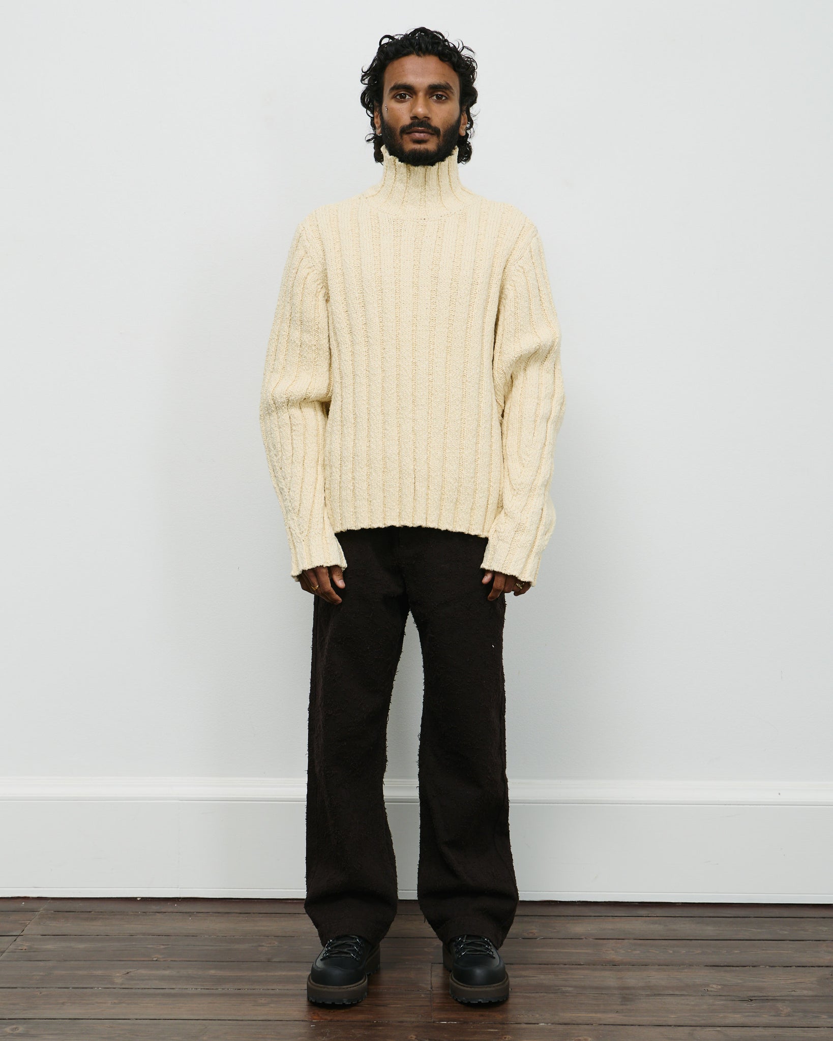 Acquiles Sweater - Chunky Cotton Rib