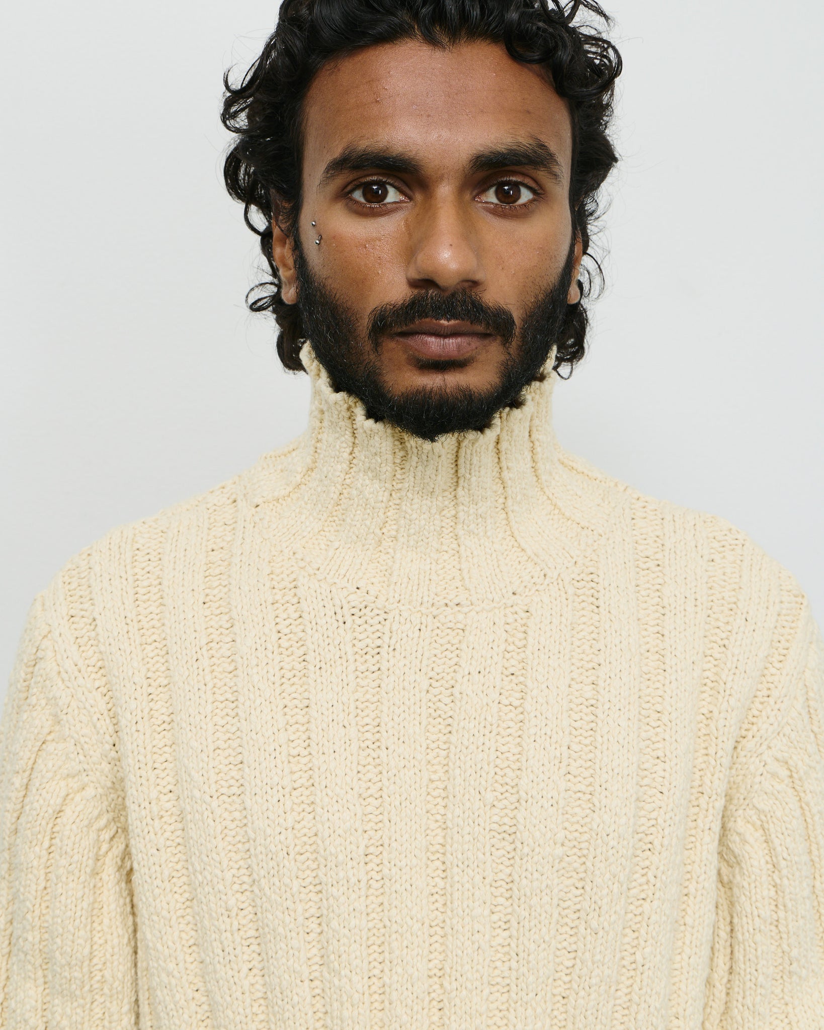 Acquiles Sweater - Chunky Cotton Rib