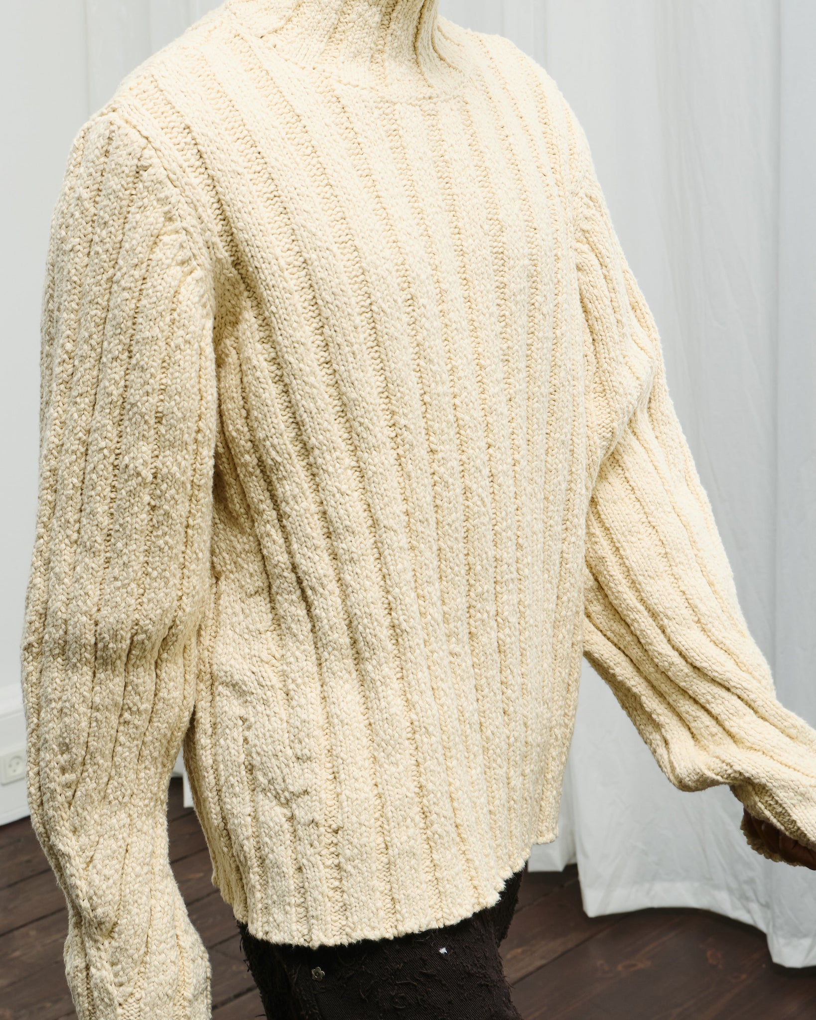 Acquiles Sweater - Chunky Cotton Rib