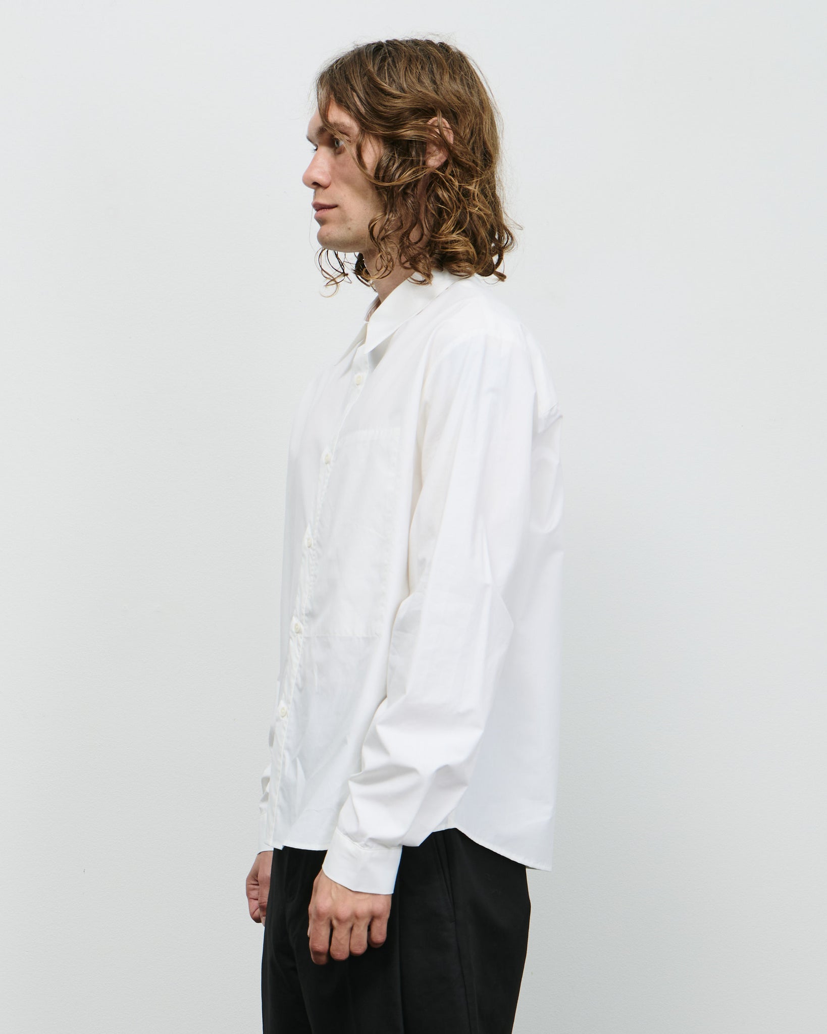 Basic Pocket Shirt - Ivory
